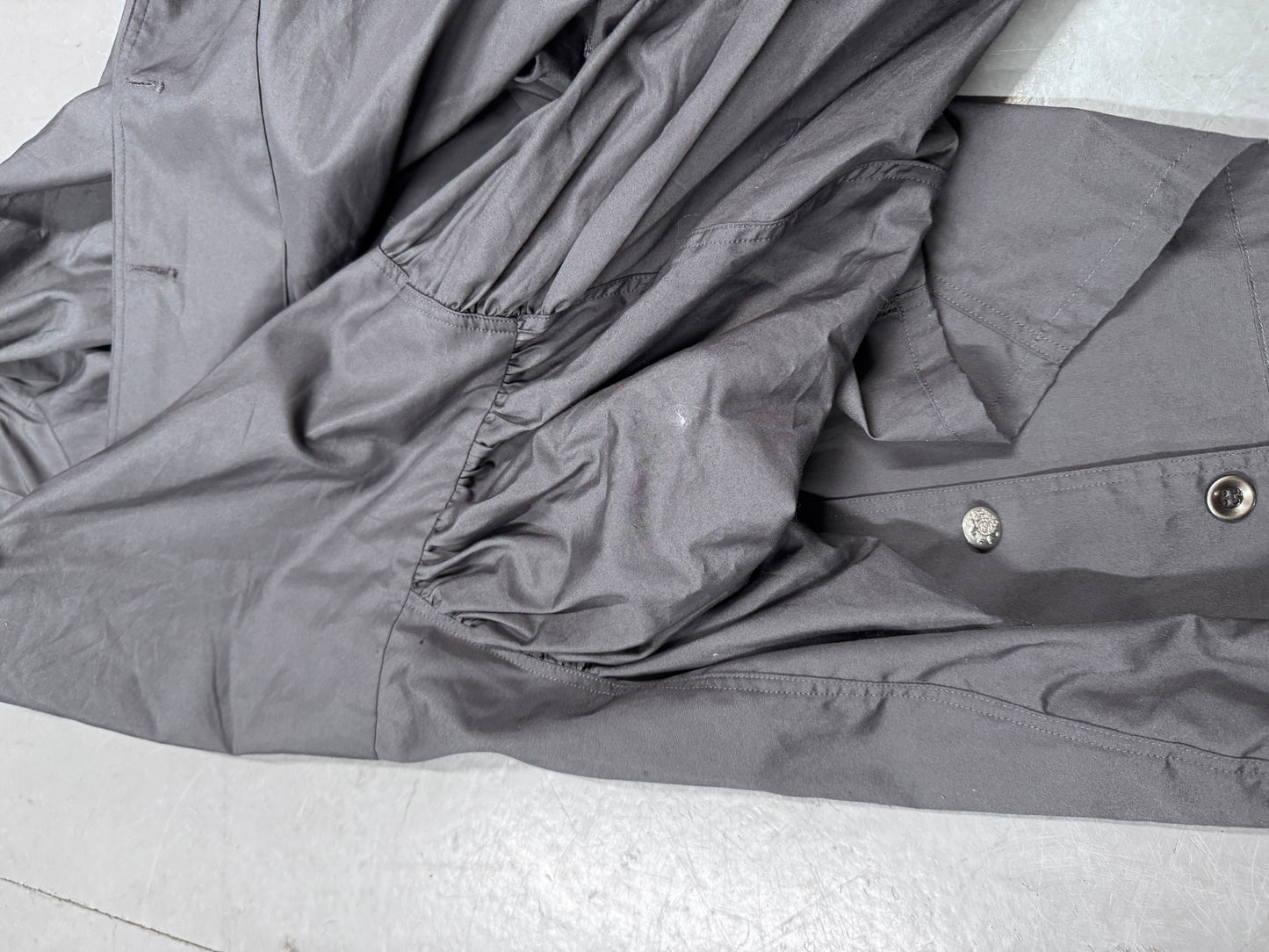 Nemeth Twist Sleeve Mixed Button Shirt