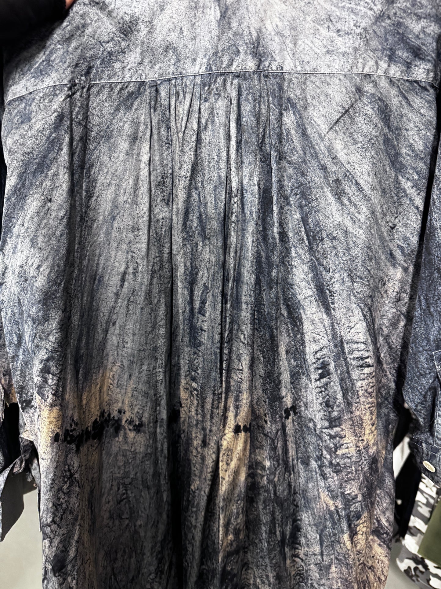 Issey Miyake 90s mix dye shirt