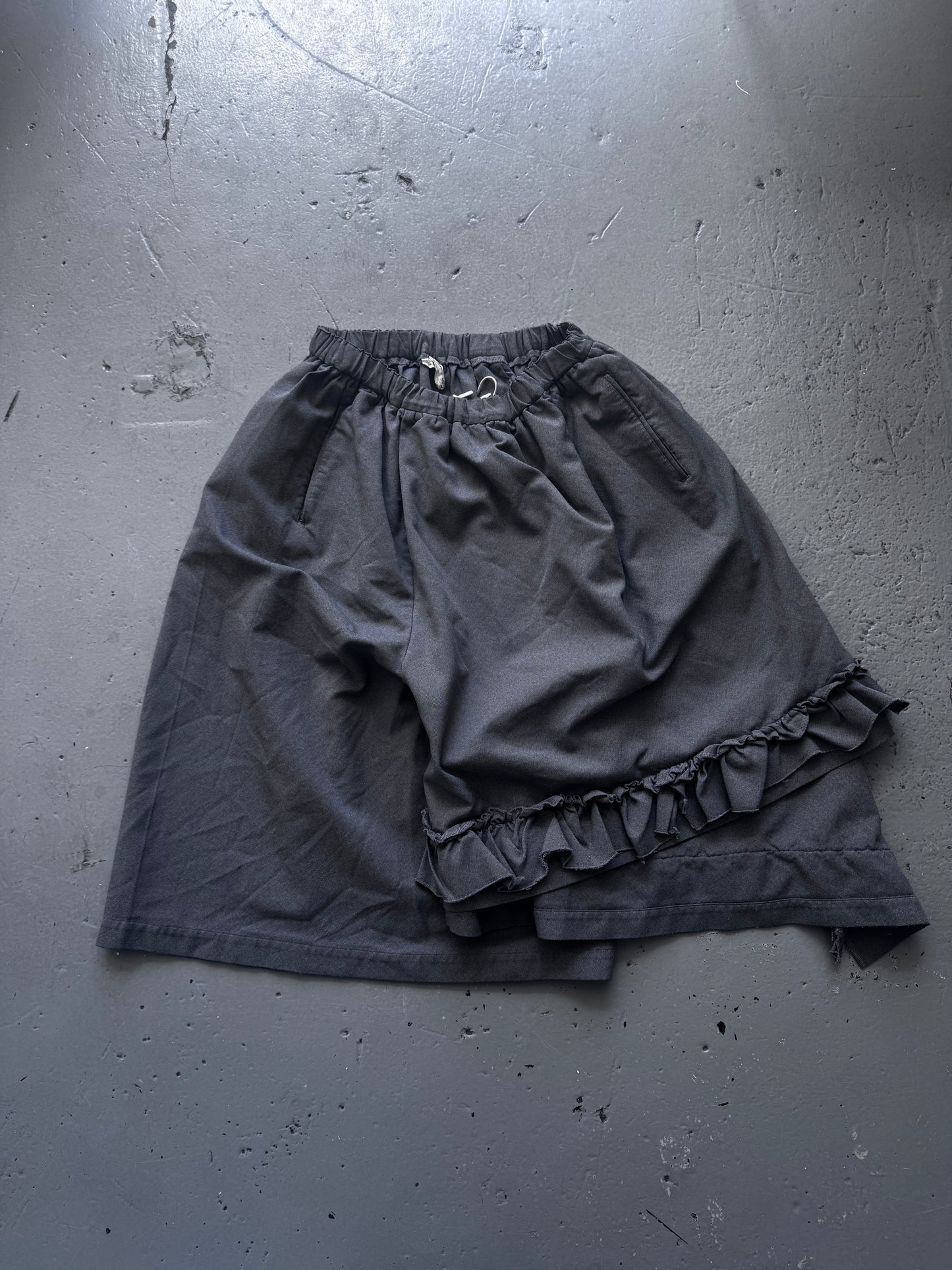 Comme Des Garcons Ruffle Layer Twisted Shorts