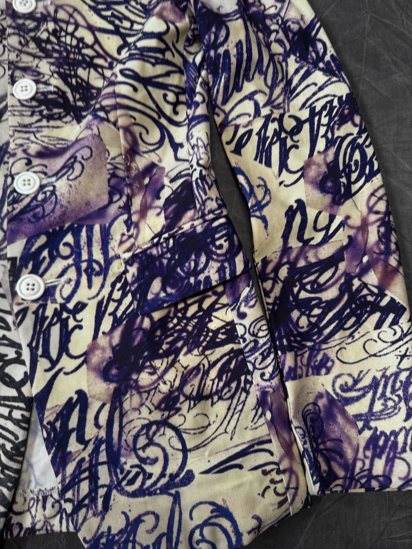 Comme Des Garcons AW15 Tattoo Blazer