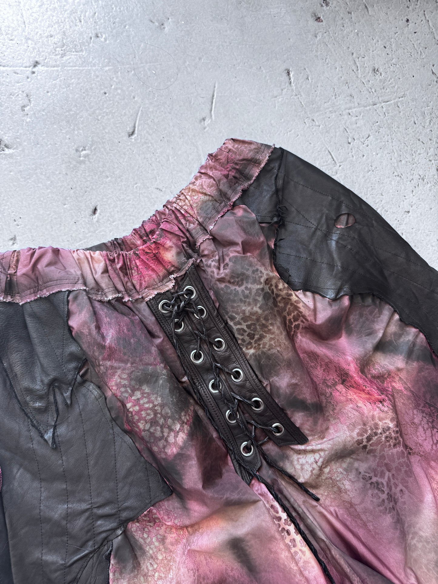 Shohei Takamiya Leather Detail Trouser