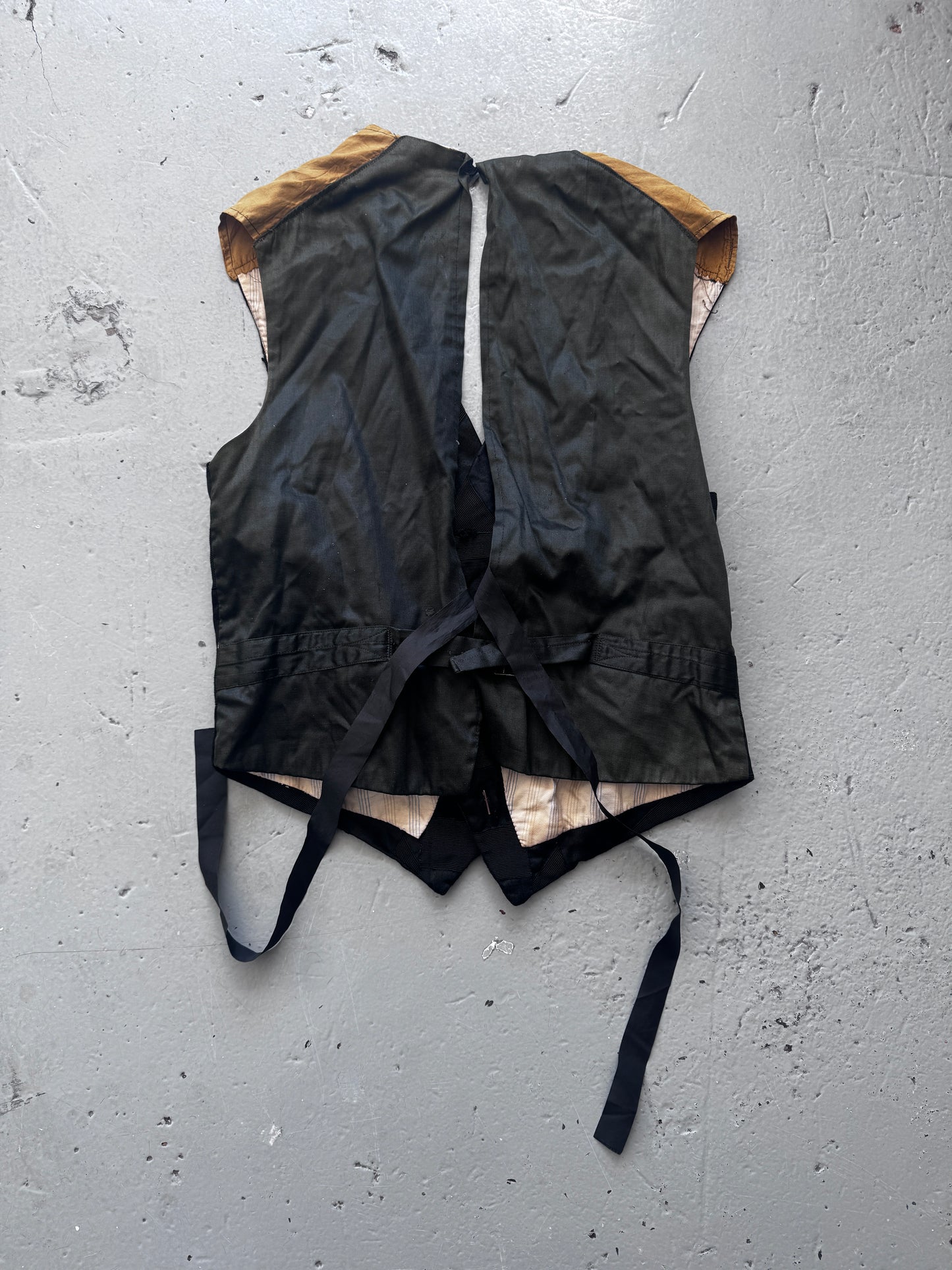 Antique Theatrical Button and Tie Waistcoat