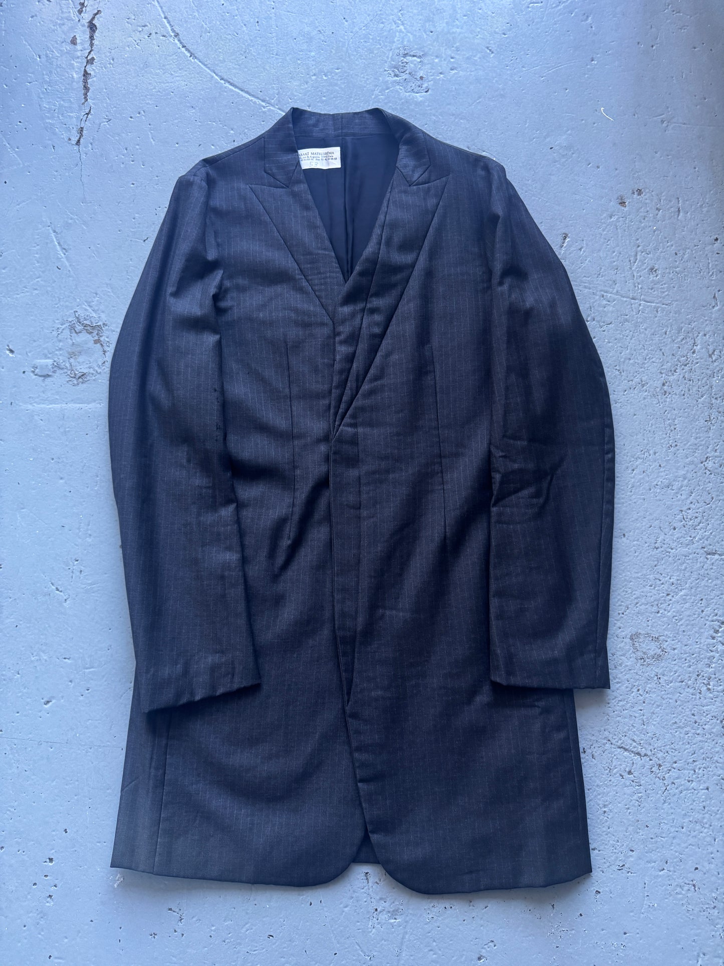 Masaki Matsushima Homme Velcro Dart Blazer