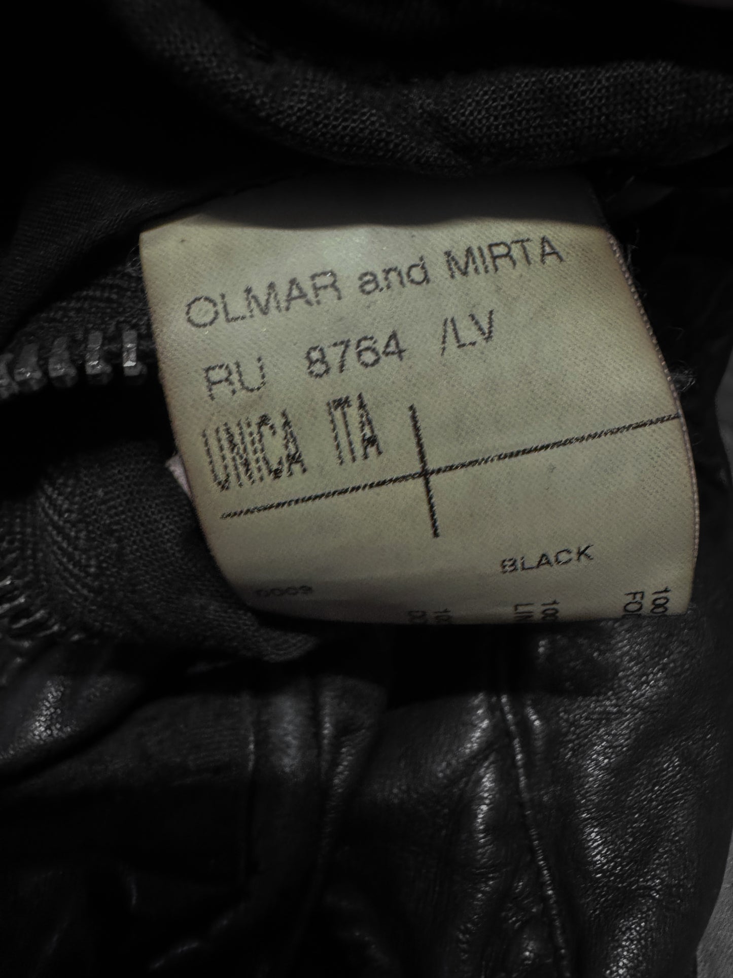 Rick Owens Olmar & Mirta Soft Lambskin Holster Vest