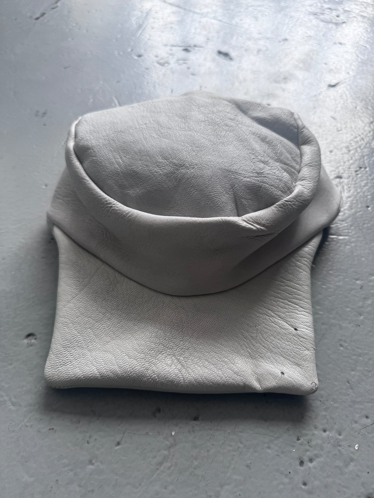 Zam Barrett Leather Duck Bill Cap