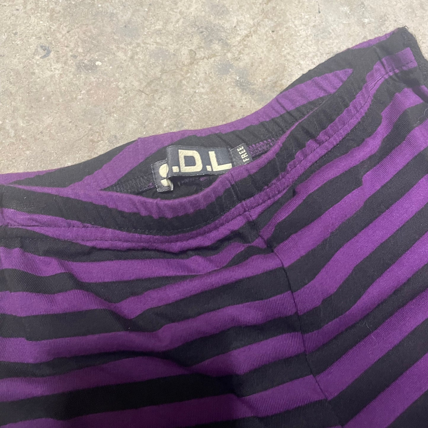 SDL Striped Buckle Gothic Leggings