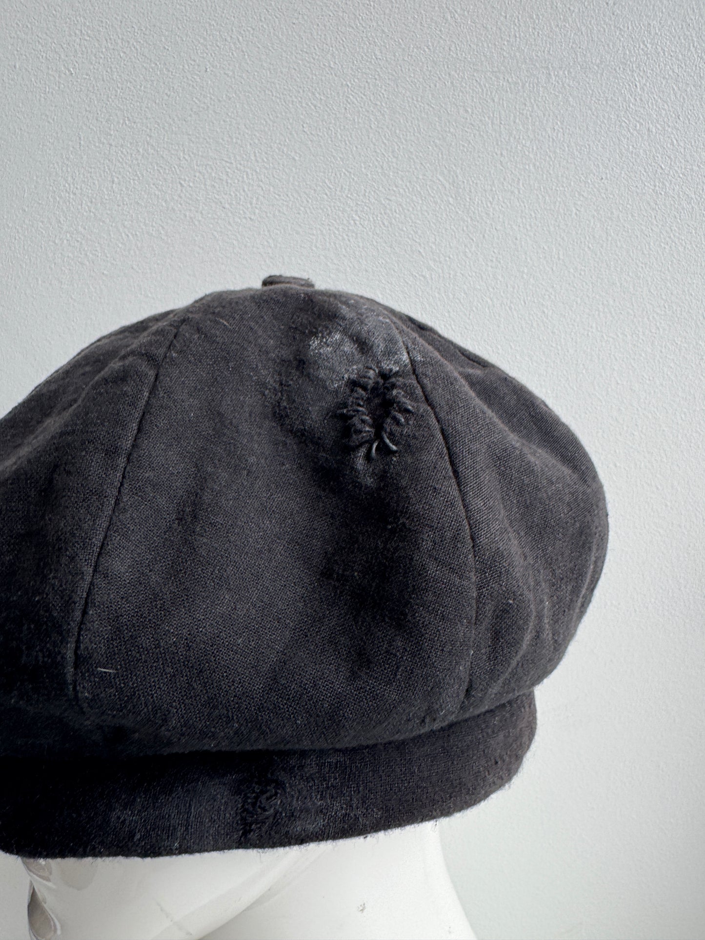 traingles hat japanese linen patched casquette hat