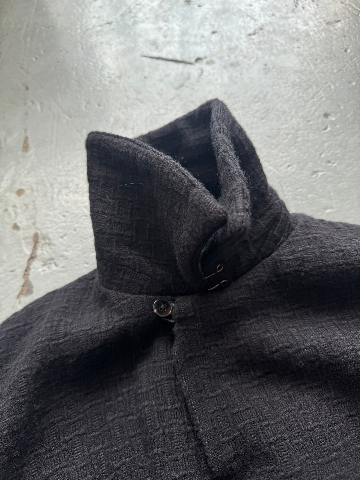 m.a+ thick knit collar coat