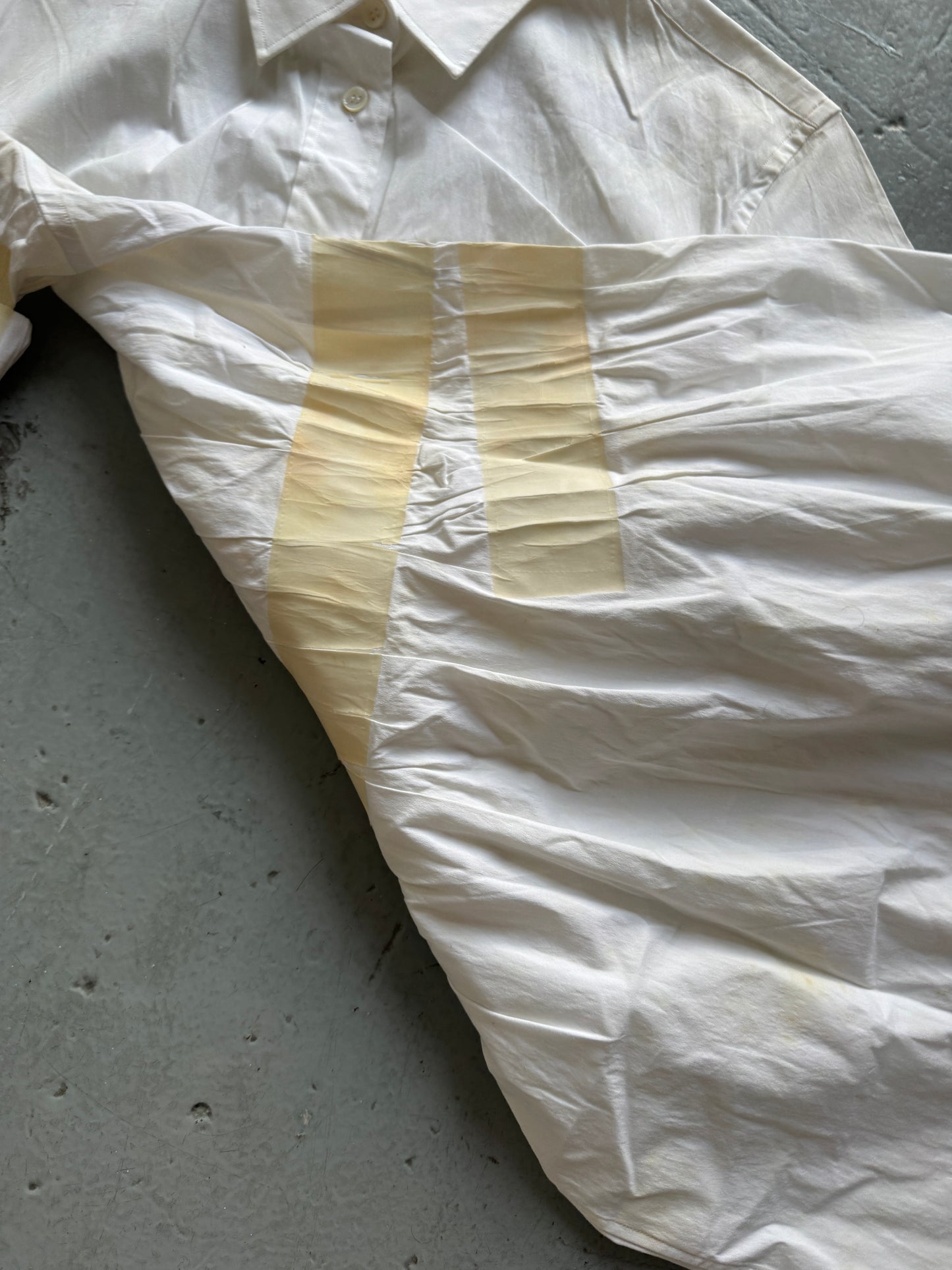 martin margiela ss08 tape bonded shirt