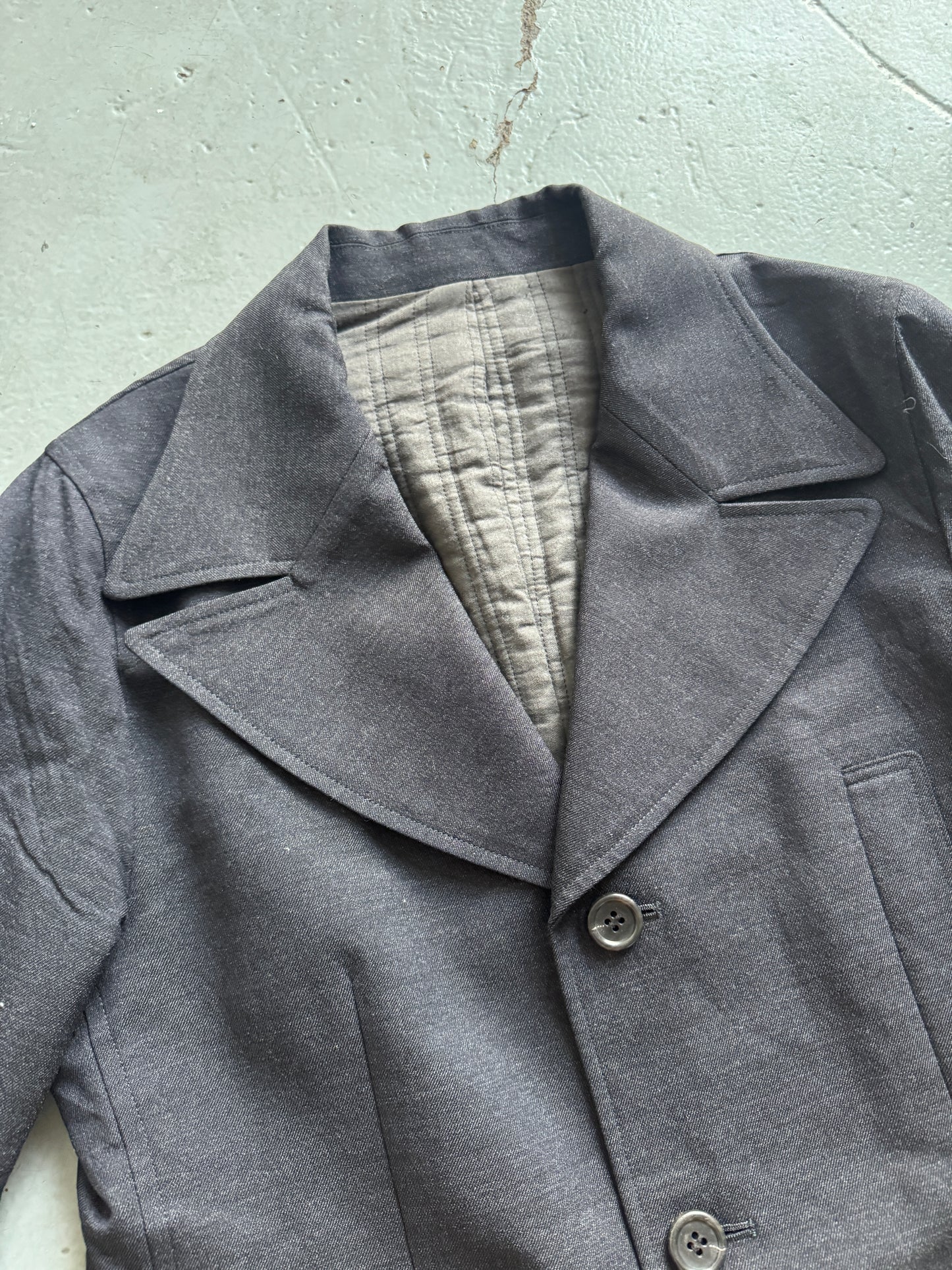 masaki matsushima homme exaggerated lapel blazer