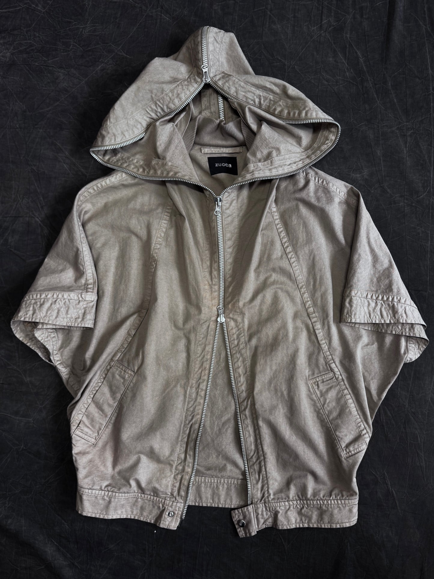 Zucca Alien Hood Poncho Jacket / Vest
