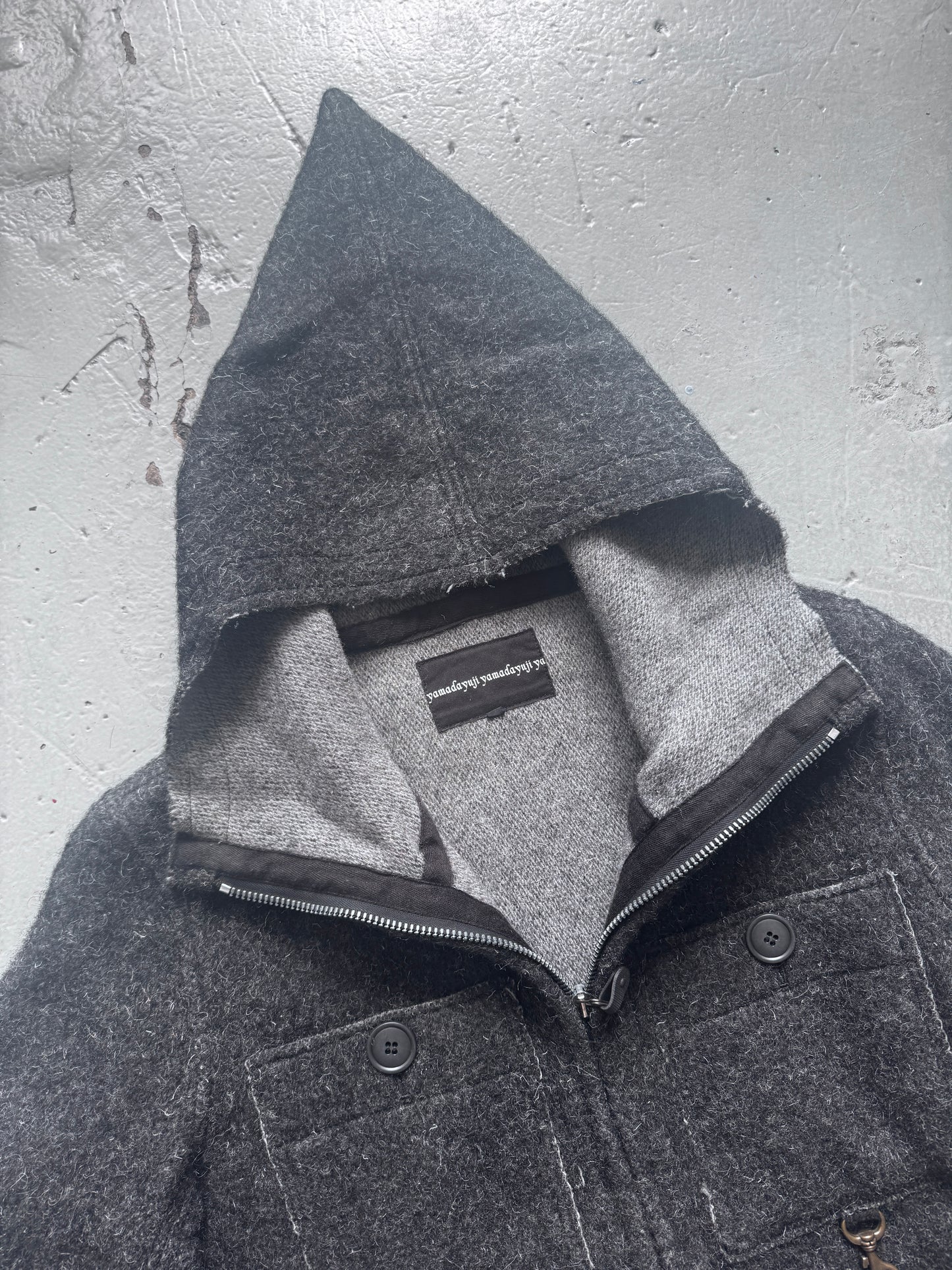 Yuji Yamada Thick Wool Witch Parka