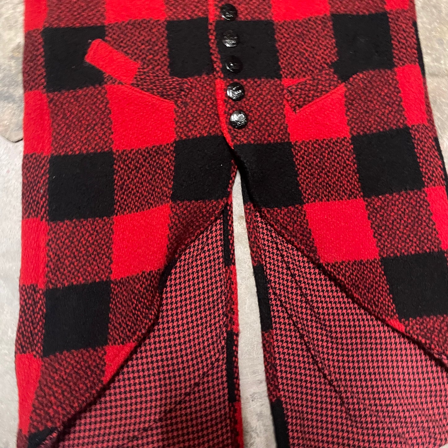 Kapital Scoop Tail Wool Waistcoat
