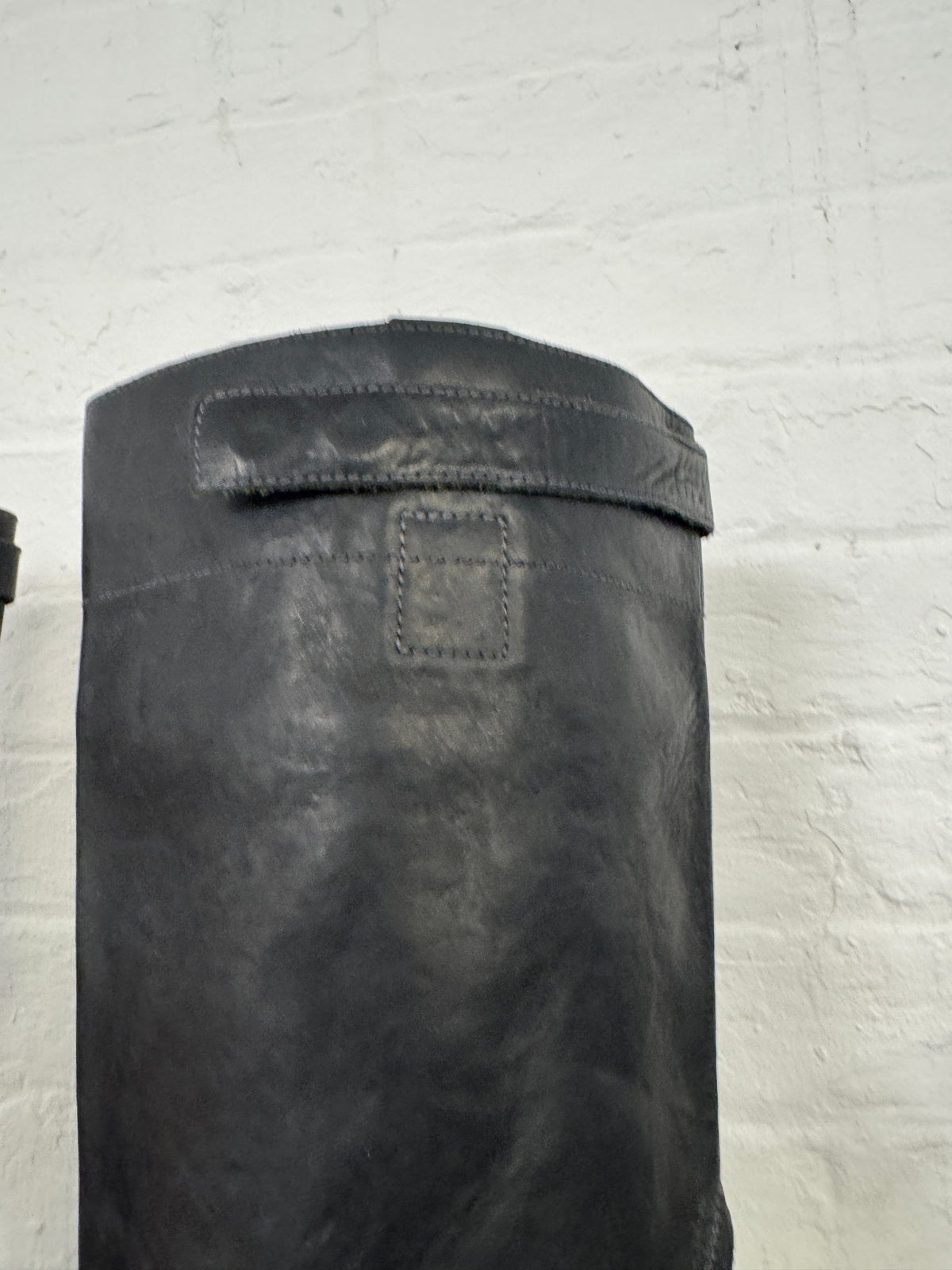 Nicolas Andreas Taralis AW10 Knee High Spiral Zip Riding Boots