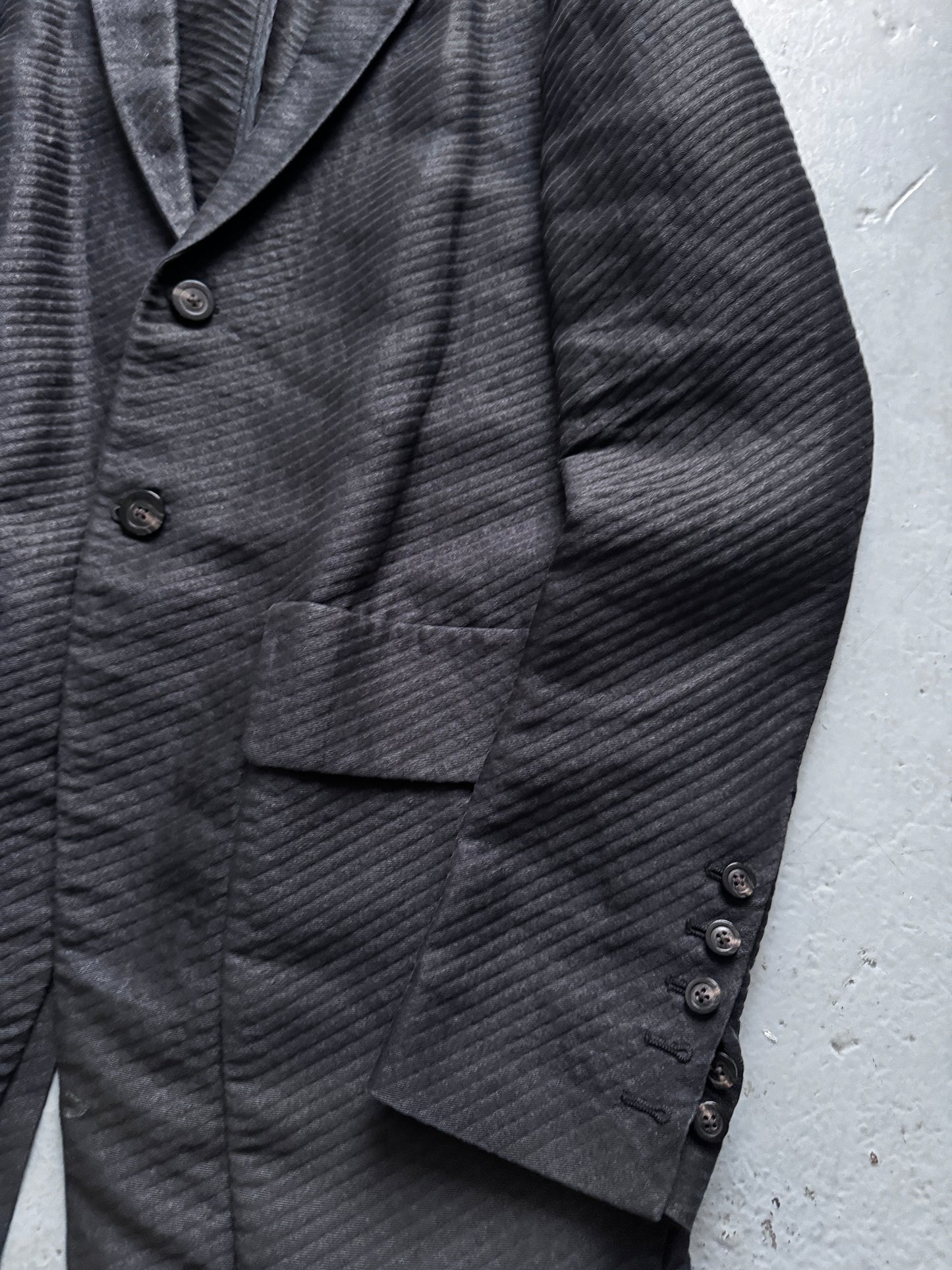 rick owens ss18 dirt semi sheer cargo blazer M