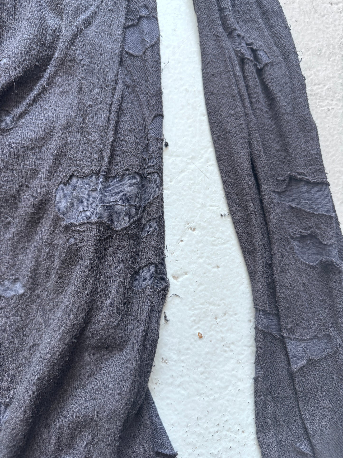 obscur peeling clasped knit jacket M