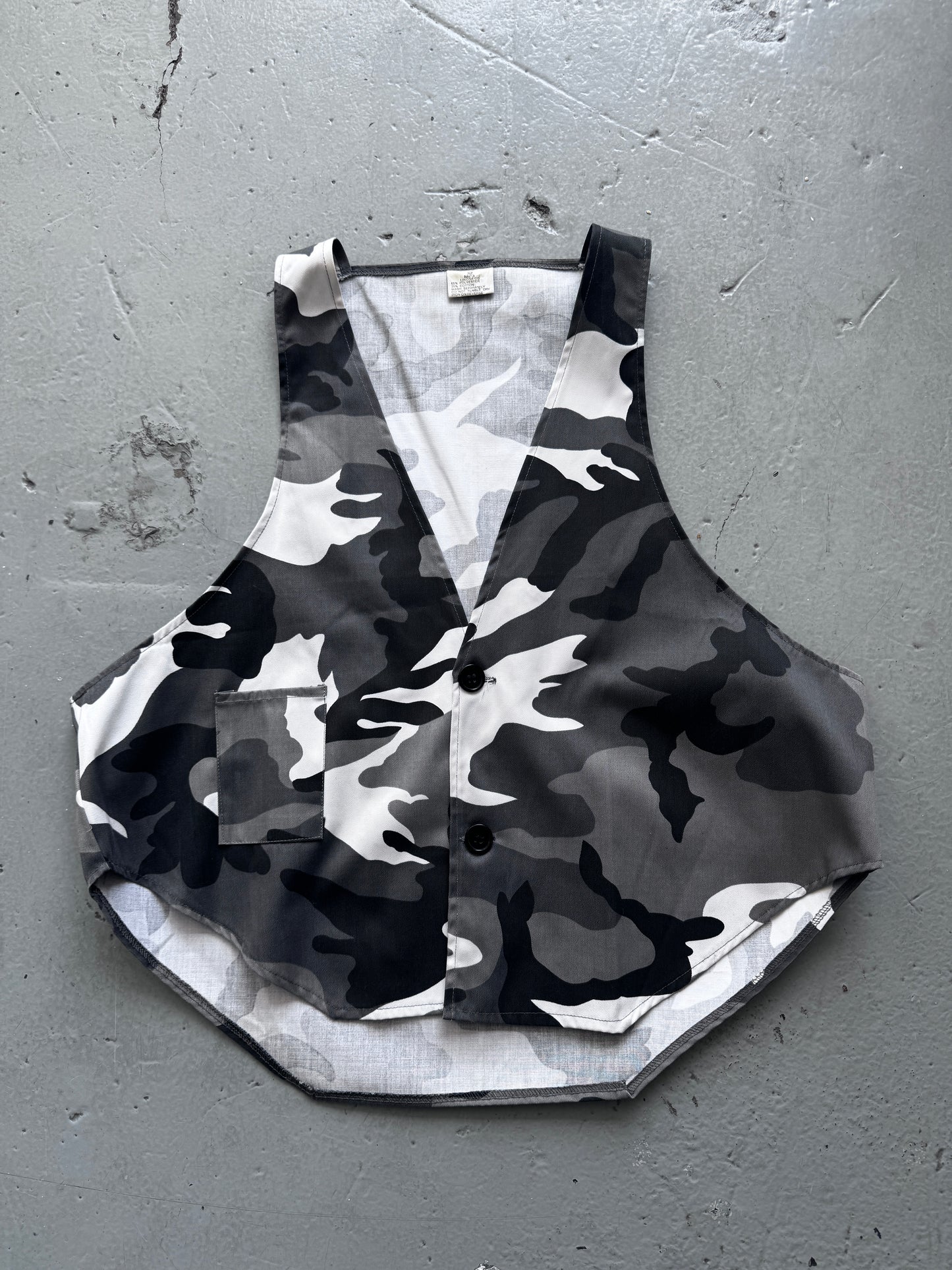 camo waistcoat