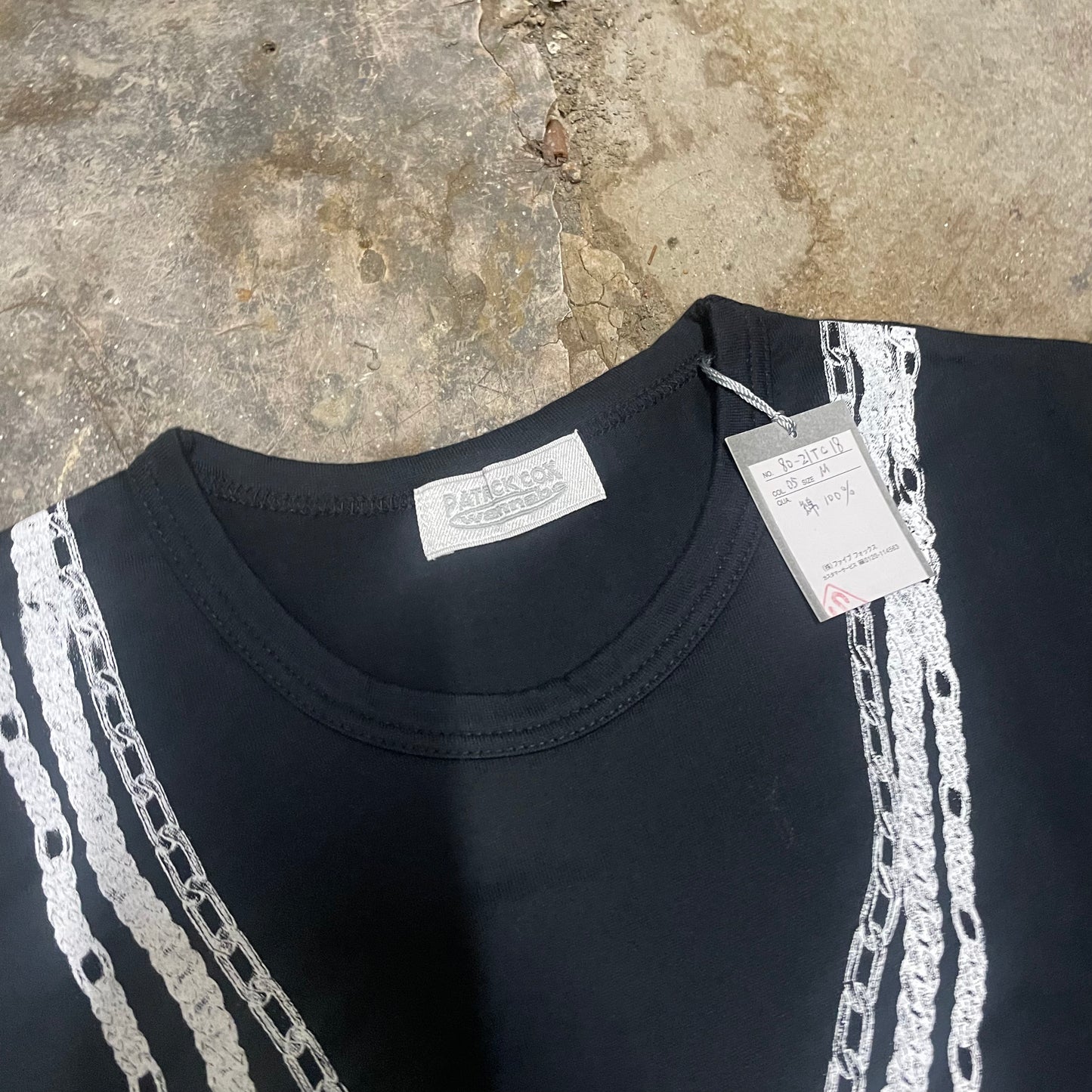 Patrick Cox Wannabe 'GOD ON MY SIDE' Chain Tee