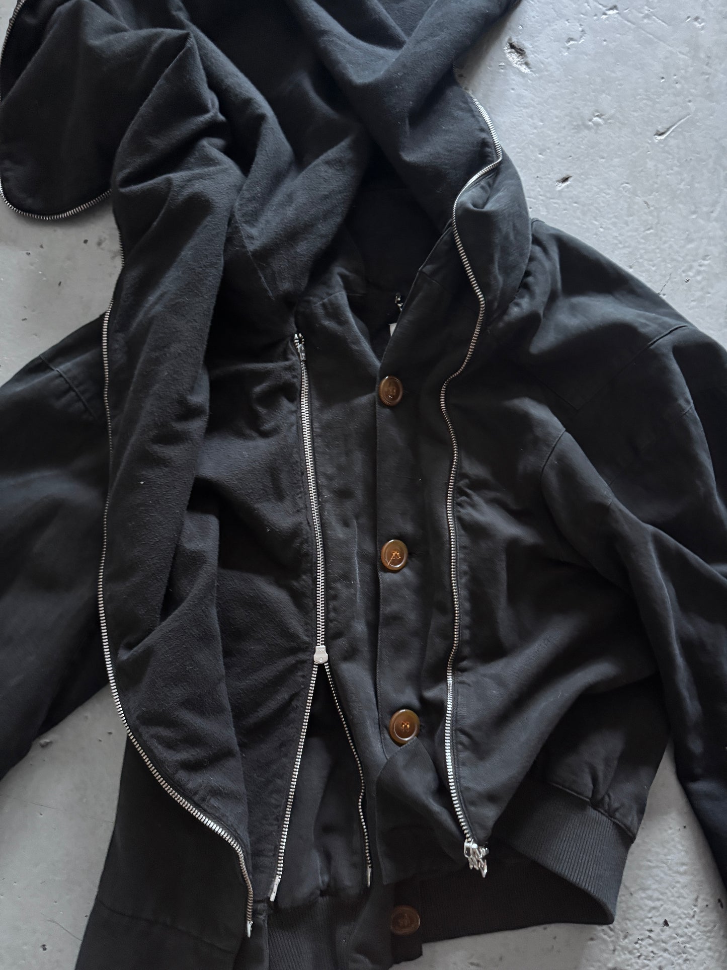 vivienne westwood double front witch parka