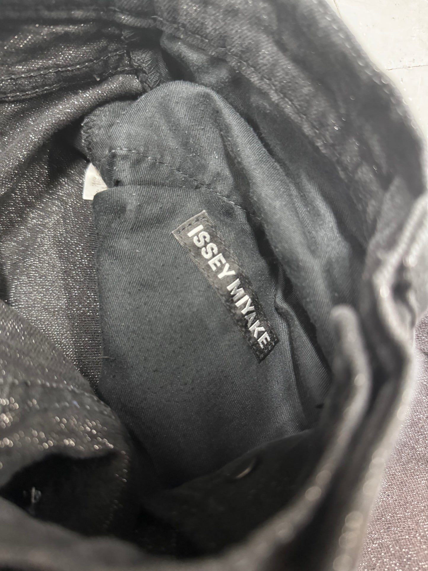 Issey Miyake Men Glitter Thread Jeans