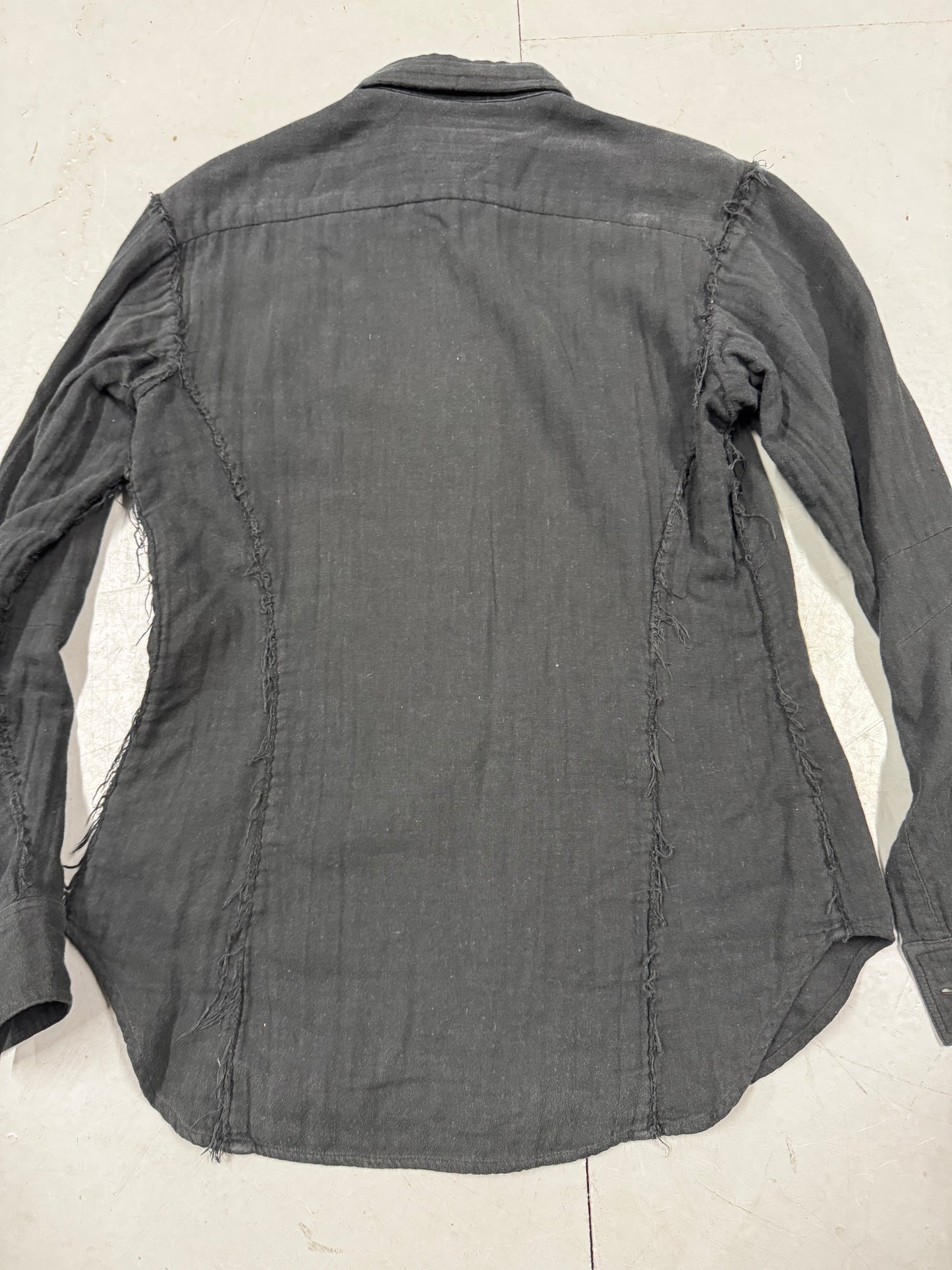Christopher Nemeth Exposed Seam Gauze Shirt