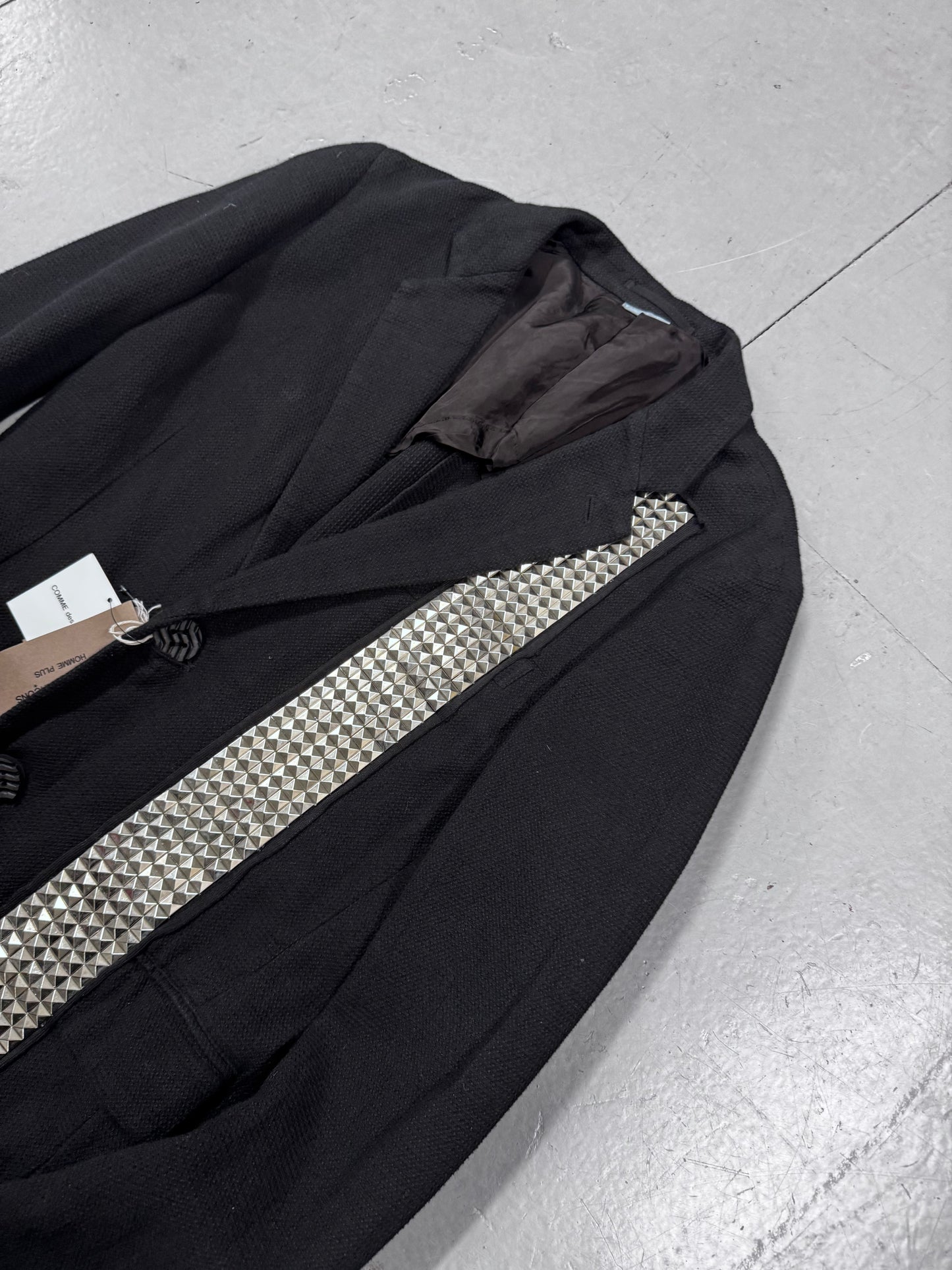 Comme Des Garcons Homme Plus Stud Long Coat