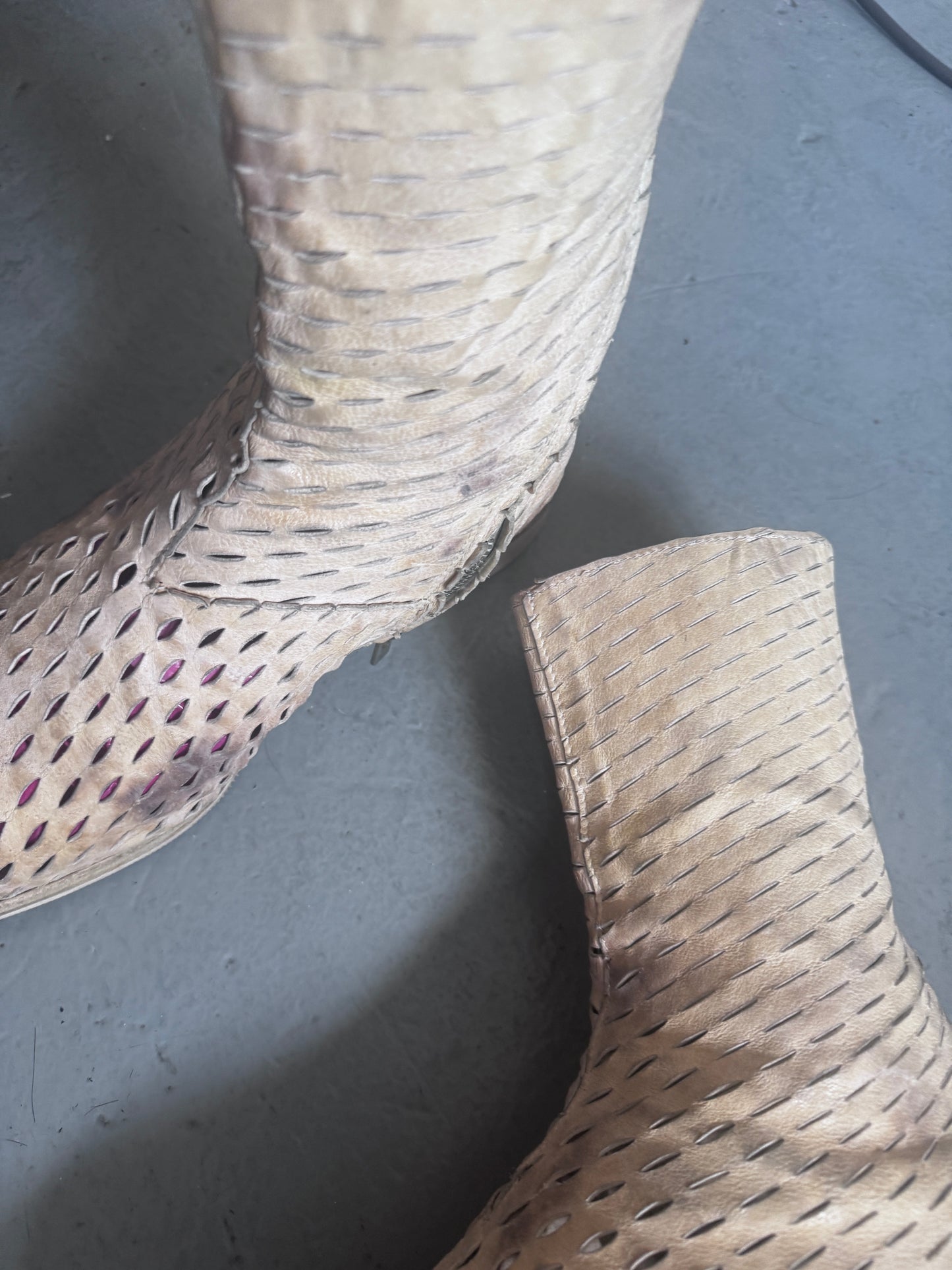 carol christian poell laser cut tornado boots 9