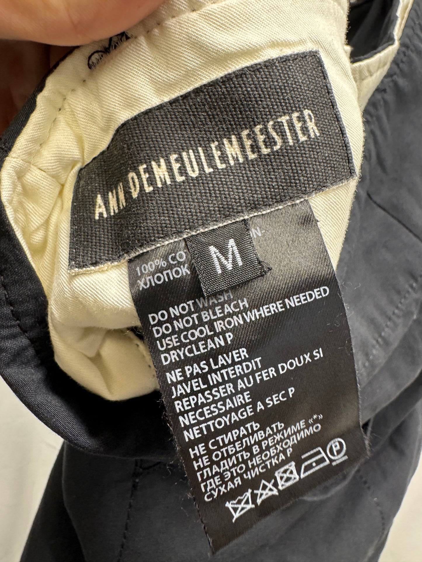 Ann Demeulemeester Button Detail Sailor Trouser