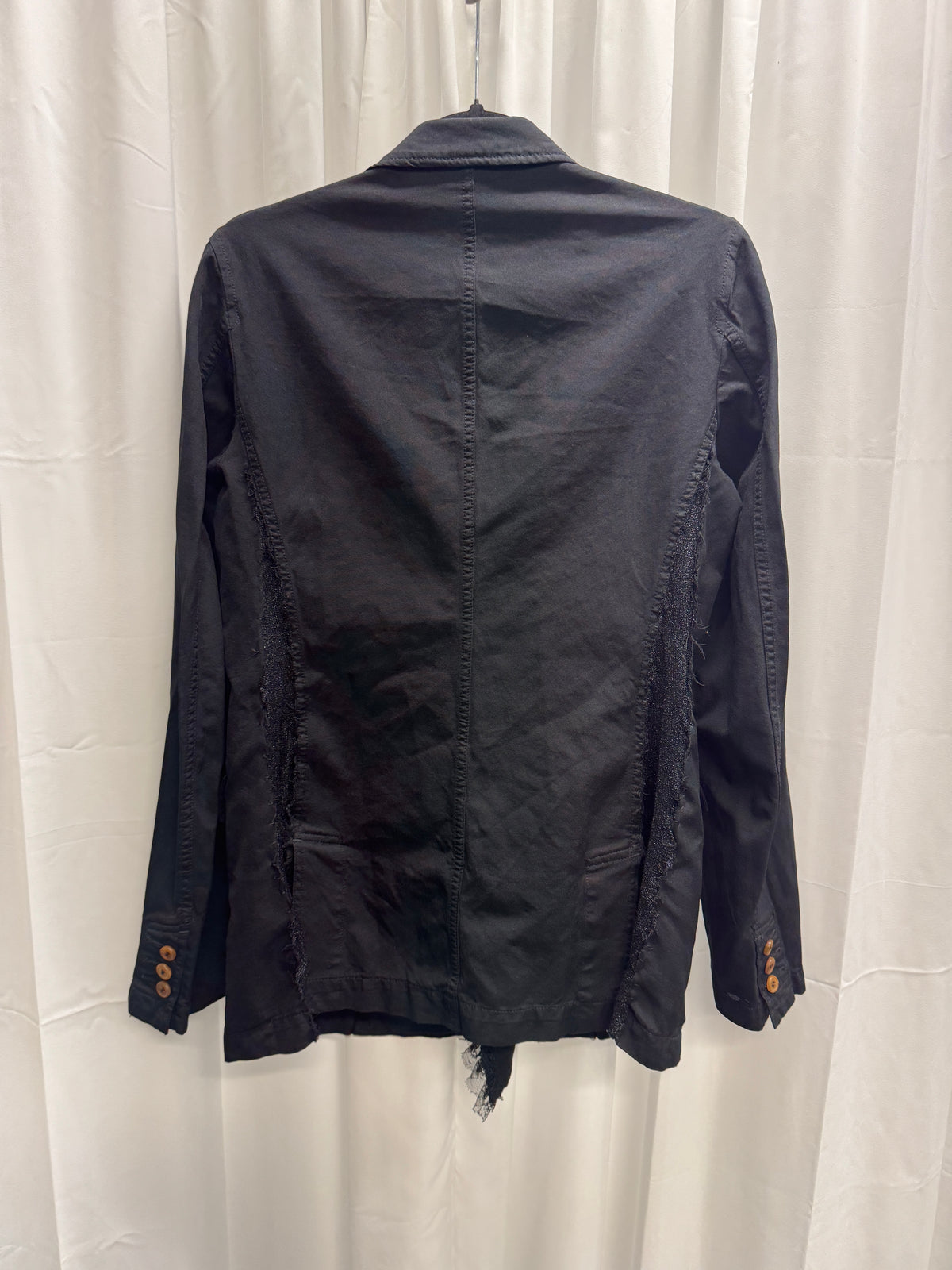 Comme Des Garcons Homme Plus AW10 Protection Boiled Poly Frilled Blazer