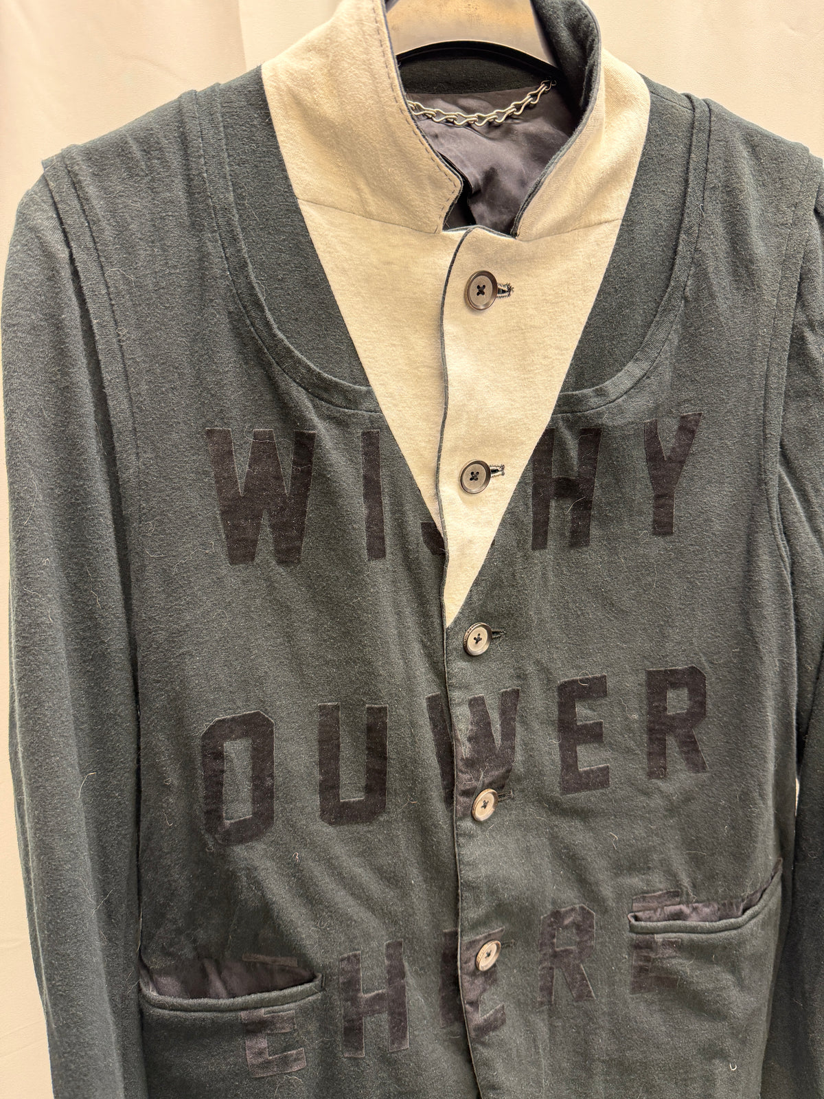 Mihara Yasuhiro SS12 “Wish You Were Here” Layered Blazer