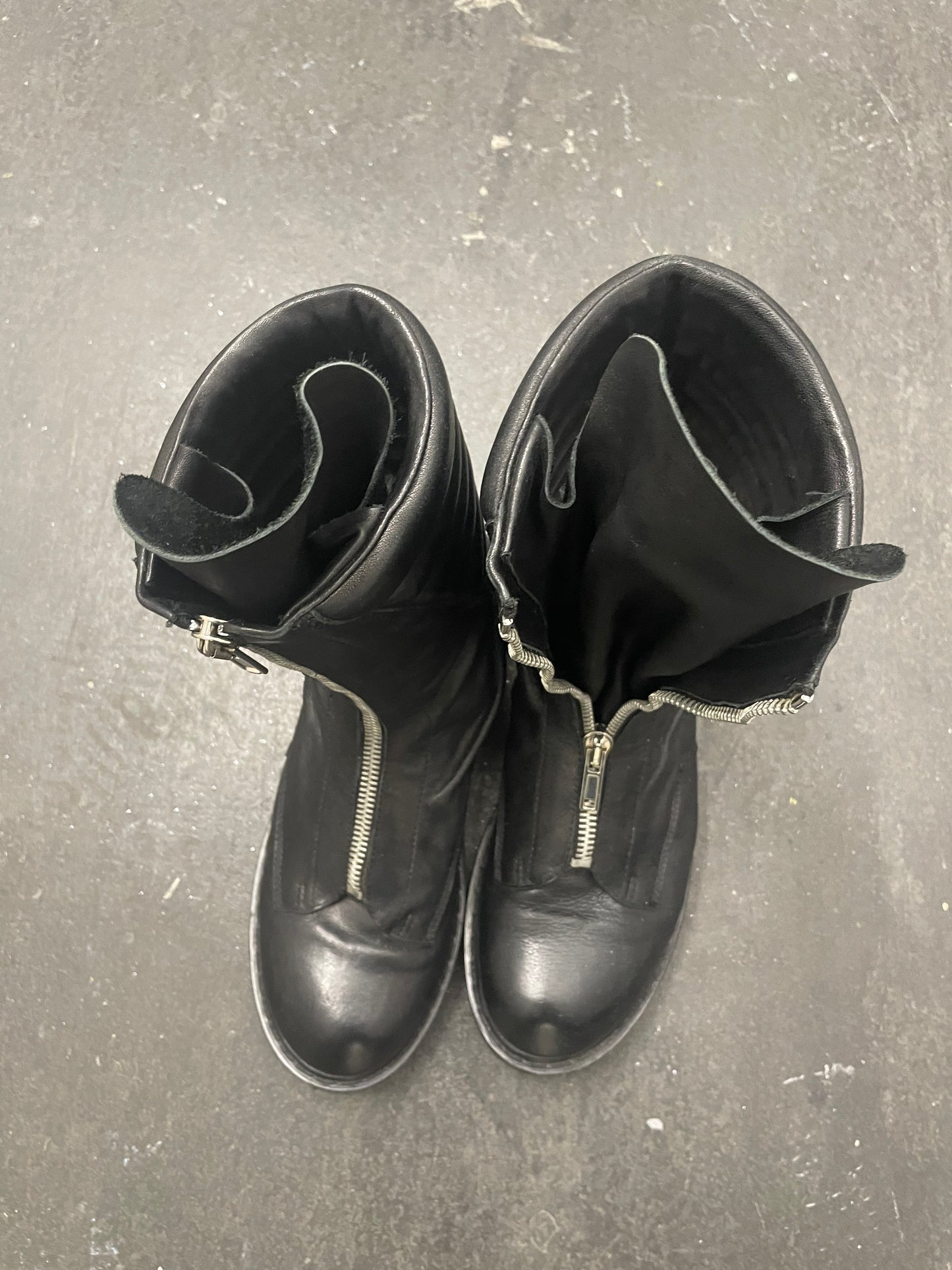 Rick Owens Mohawk Basket Creeper Boots