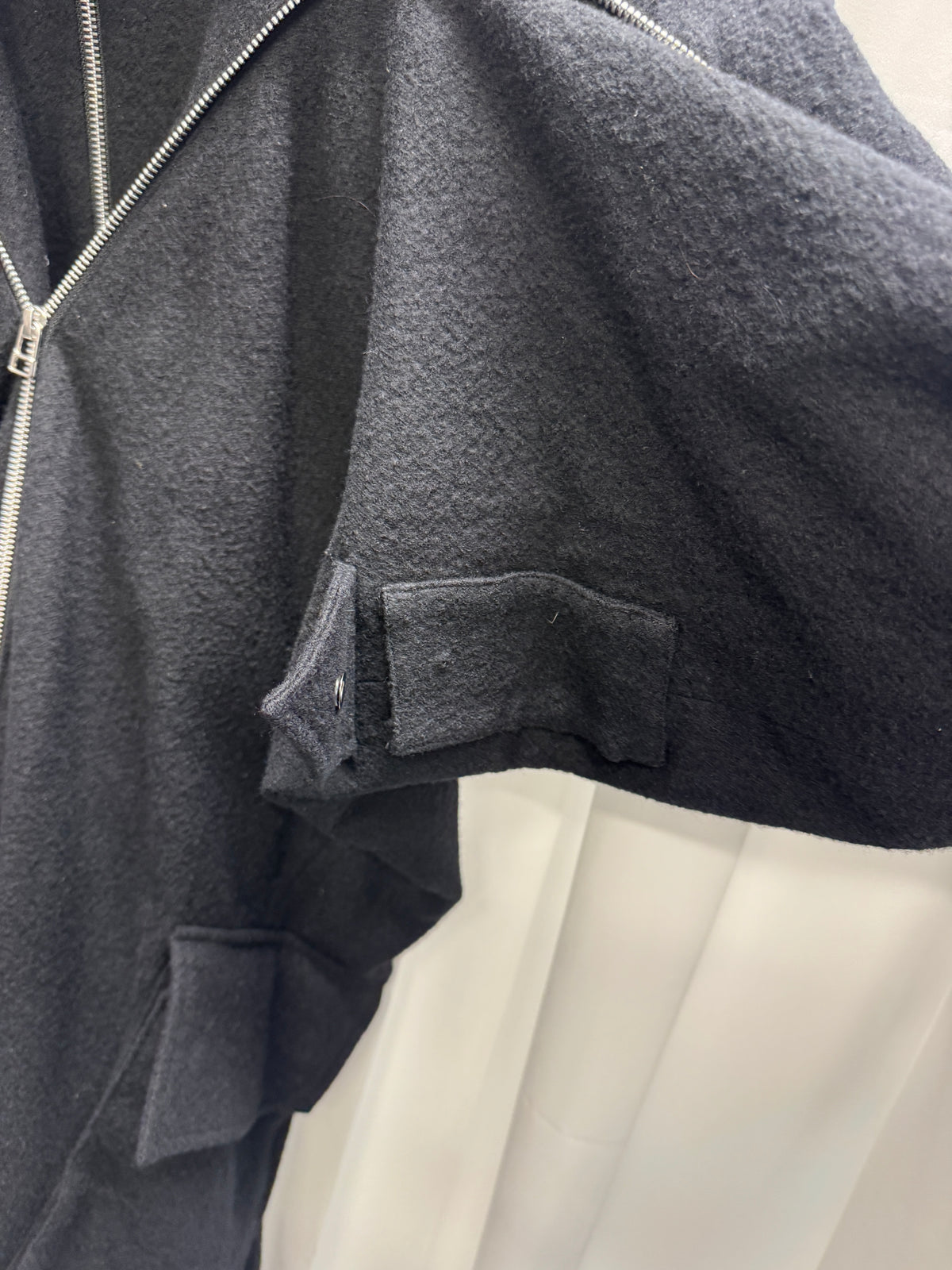 Limi Feu Sculptural Double-Zip Hooded Coat