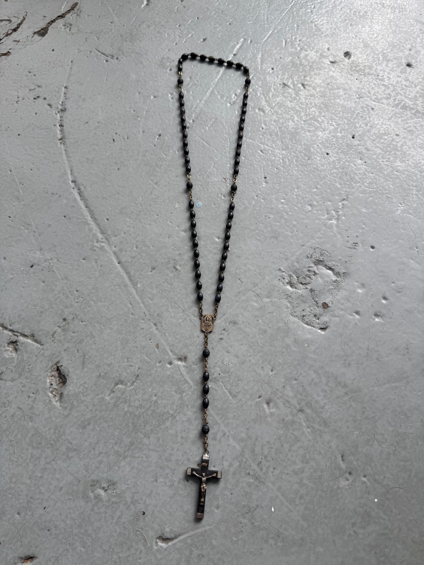 antique rosary necklace