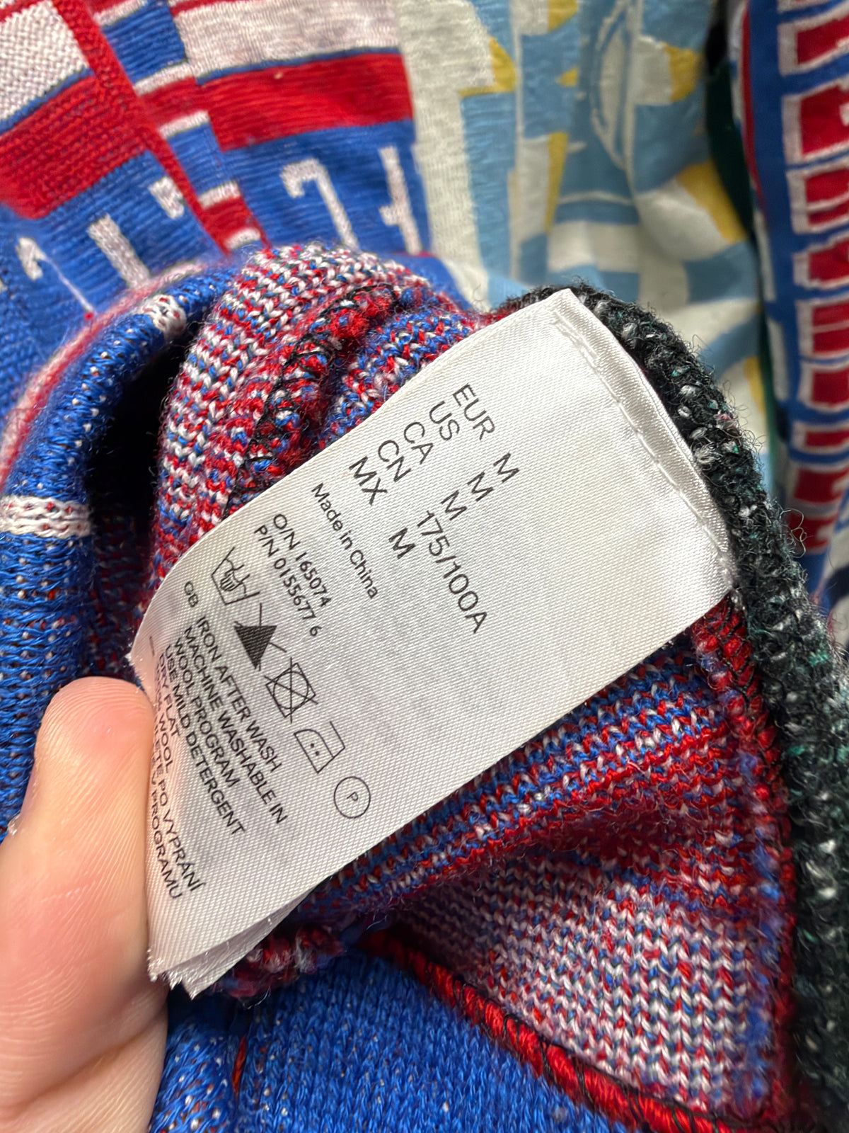 Maison Martin Margiela x H&M Reconstructed Football Scarf Knit Sweater (M)