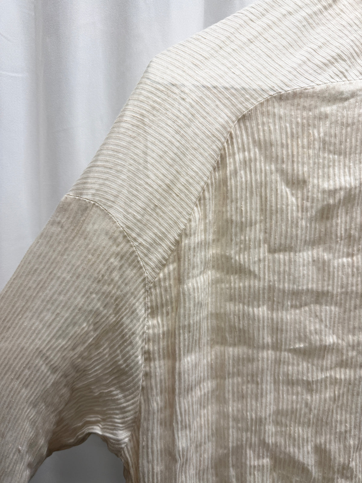 Haider Ackermann Early 2000s Pleated Silk-Blend Shirt (M)