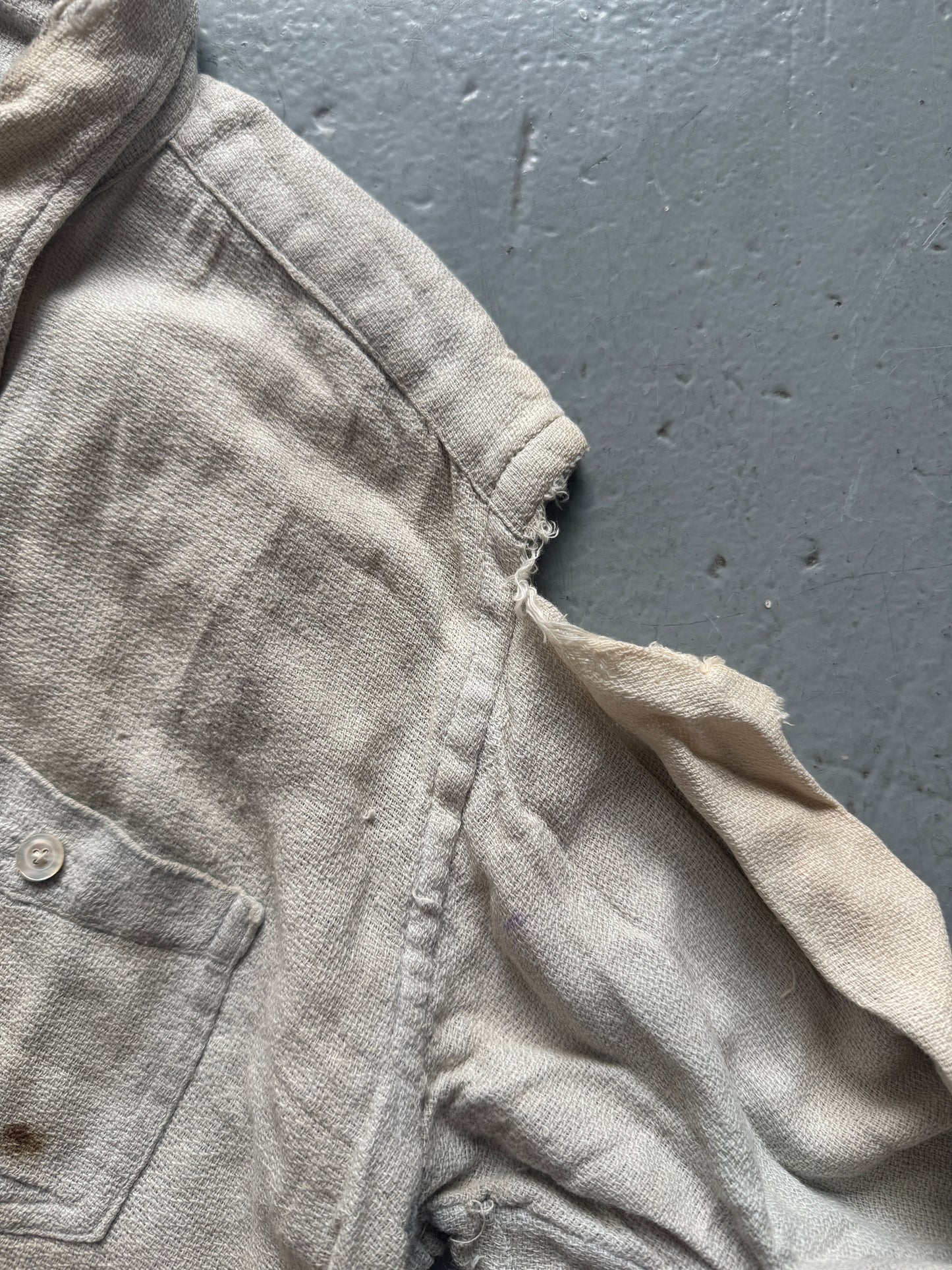 antique 1940s work shirt