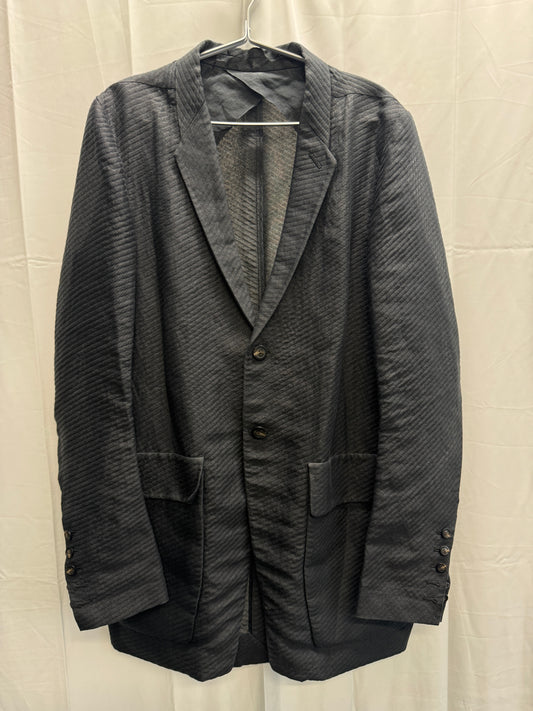 Rick Owens SS18 Dirt Semi Sheer Cargo Blazer