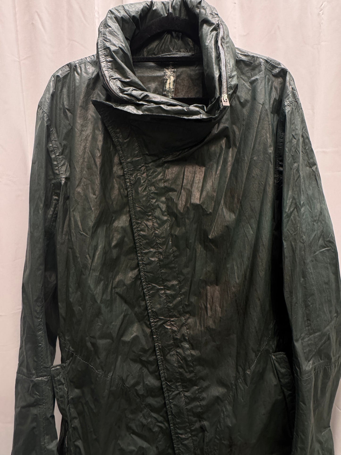 Carol Christian Poell /12 Mottled Green Chainseam Gloved NAS Parka
