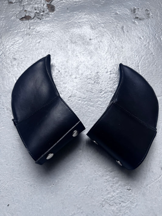 Walter Van Beirendonck Spike leather cuffs