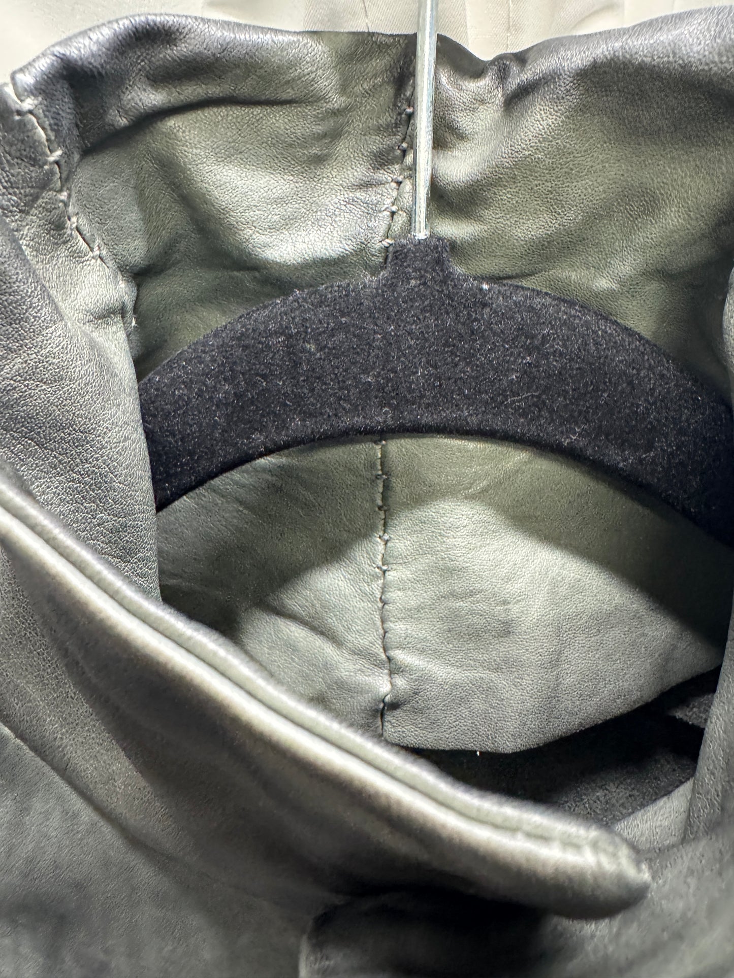 m.a+ anatomical textured calfskin shirt jacket