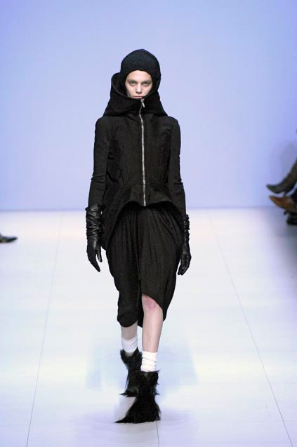 Rick Owens AW07 Exploder Runway Sculptural Hooded Parka