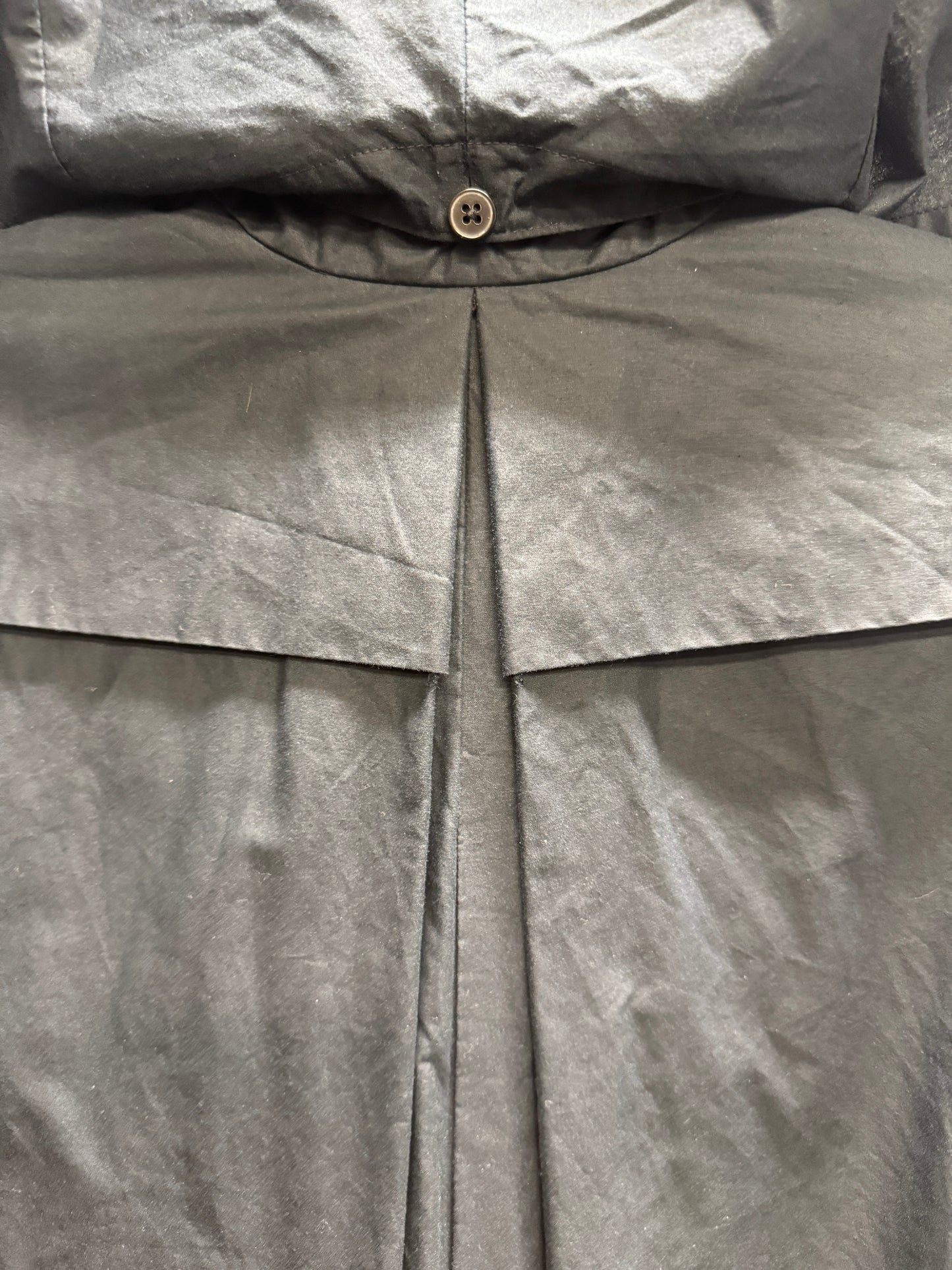 m.a+ waxed one piece hooded mac coat