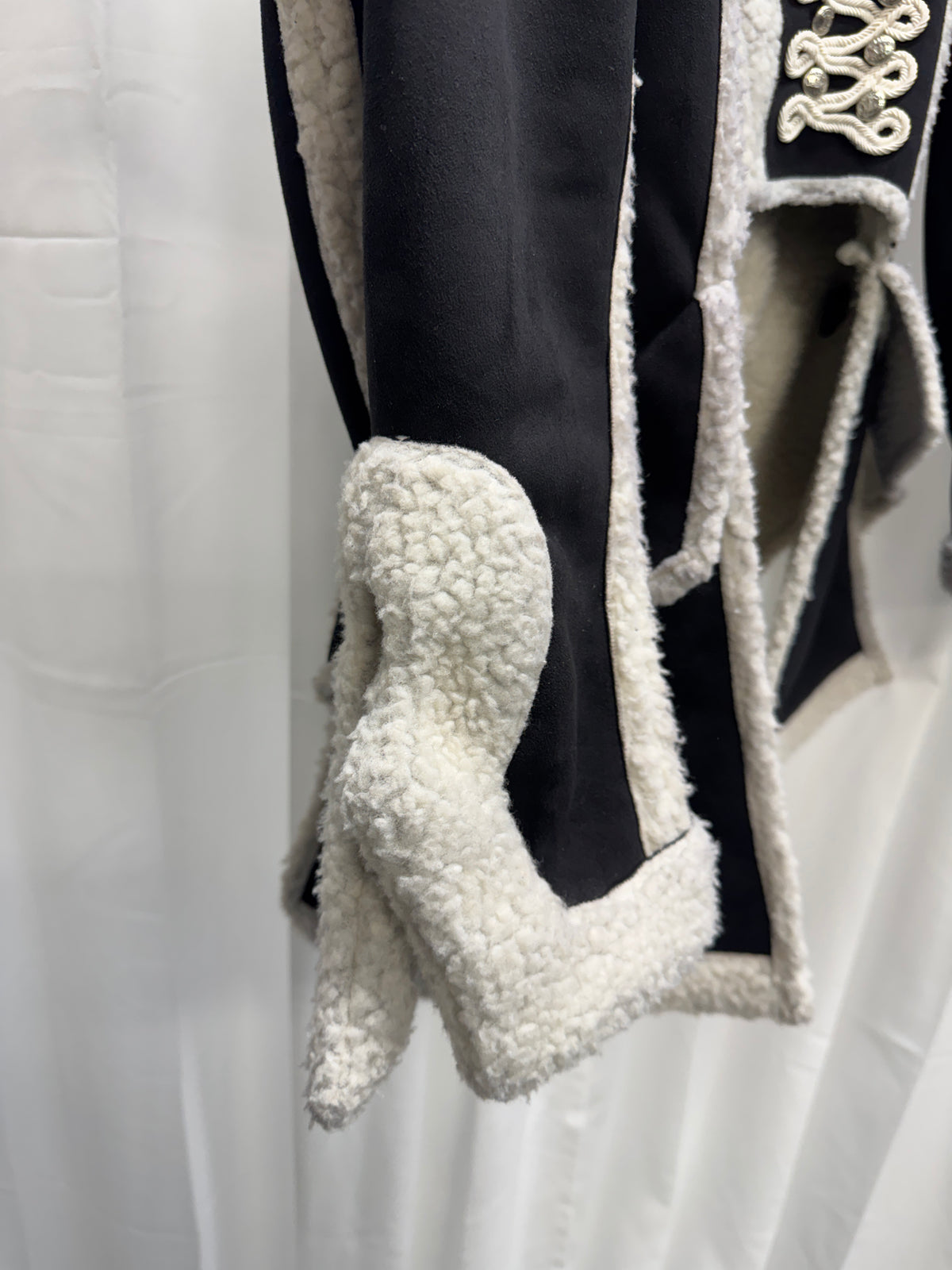 KTZ AW15 Sculptural Napoleonic Military Shearling Coat