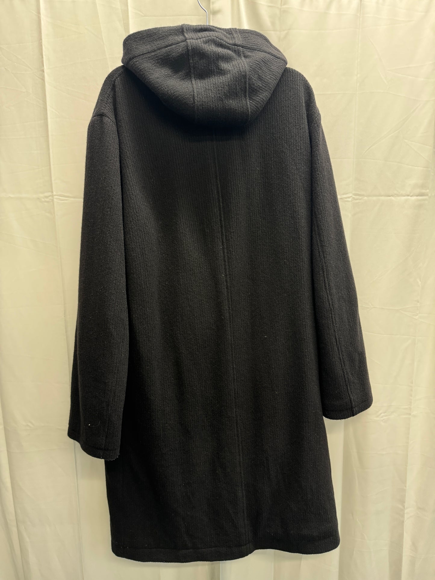 yohji yamamoto aar hooded overcoat