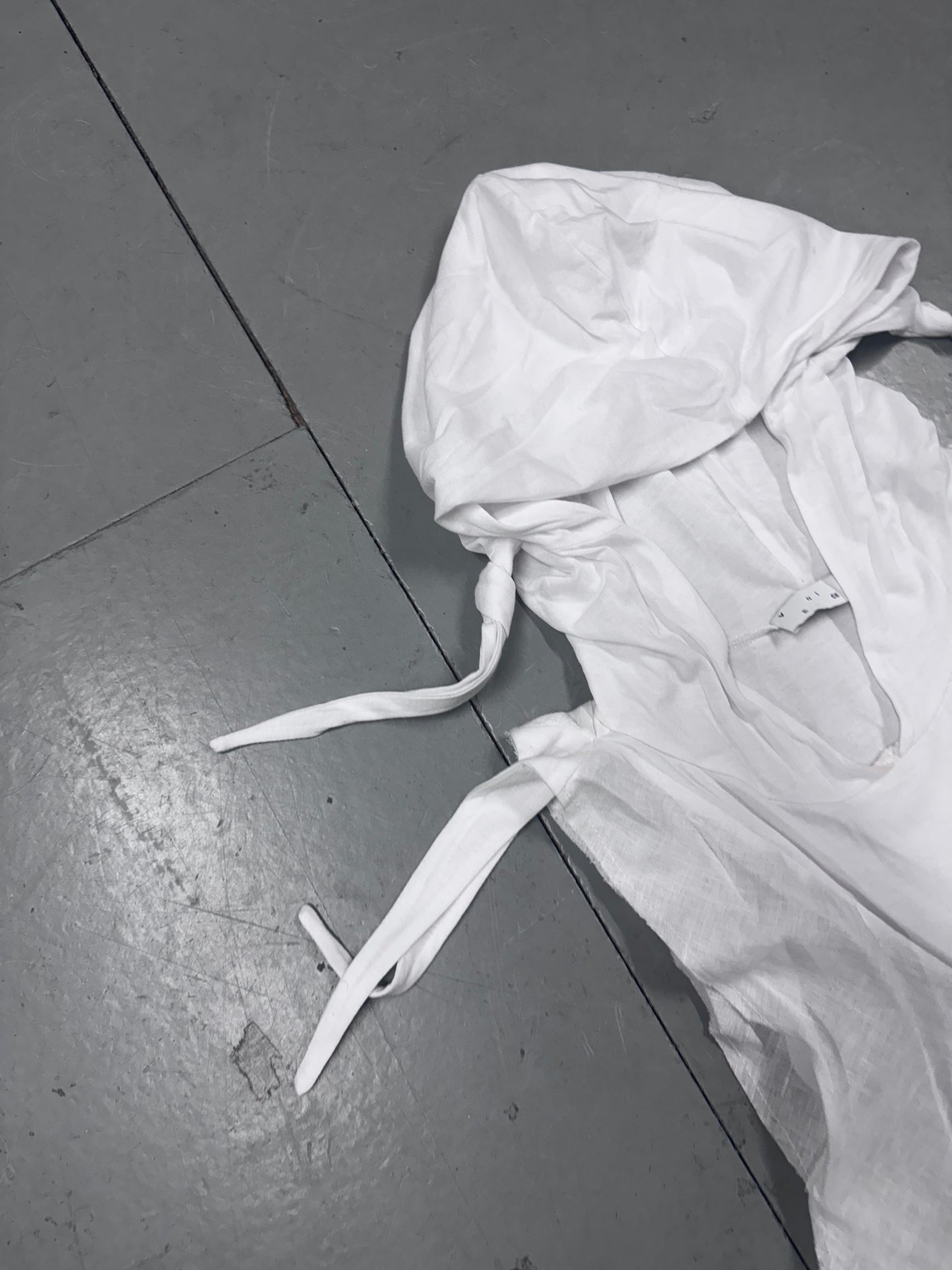 Venice W Linen Hooded Dress