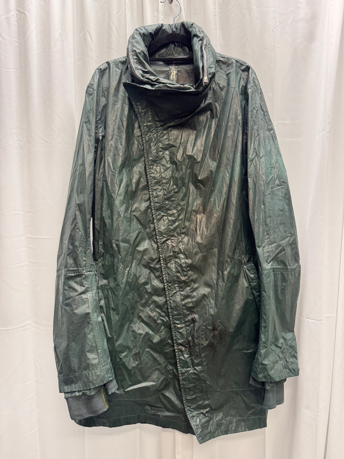 Carol Christian Poell /12 Mottled Green Chainseam Gloved NAS Parka