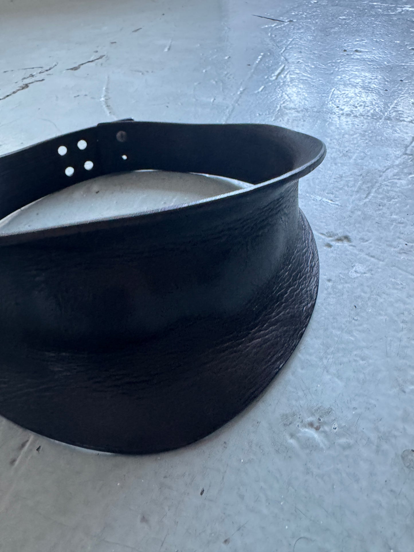 rick owens ss14 moulded leather visor cap