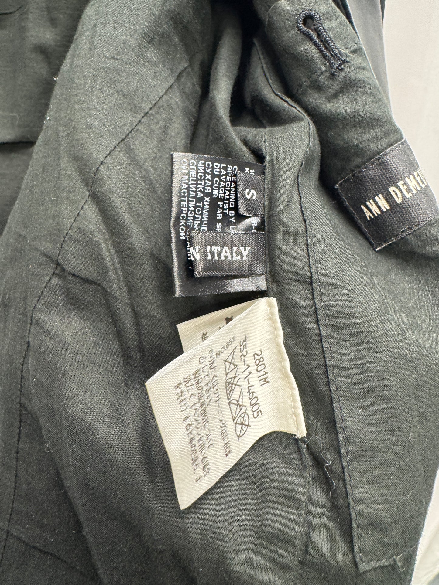 Ann Demeulemeester SS07 Runway Asymmetric Leather Bomber