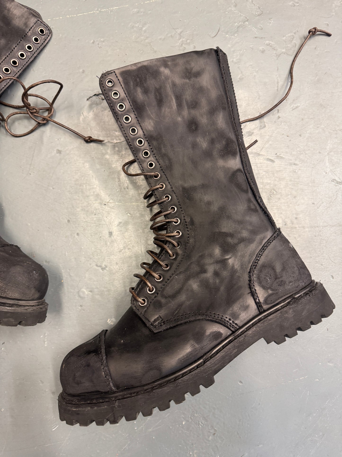 Luca Stucci Customised Combat Boot