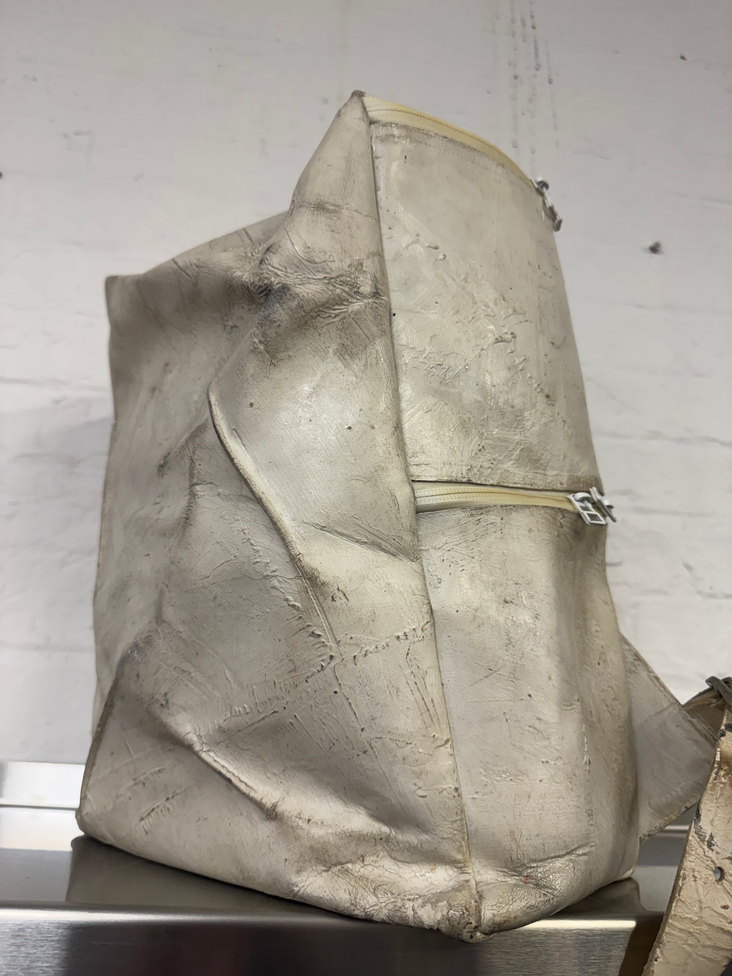 Kagari Yusuke Wall Moulded Leather Backpack